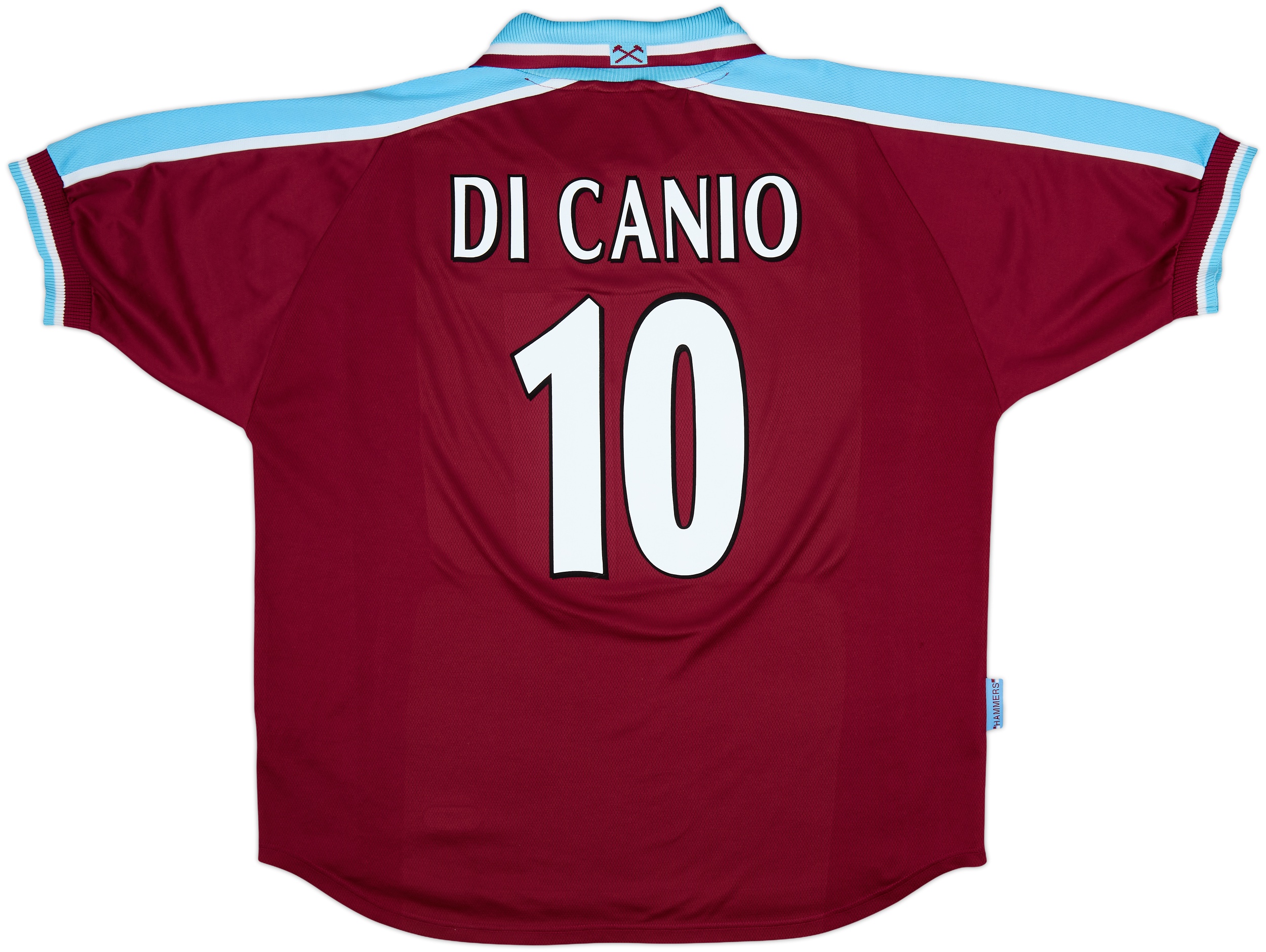 1999-01 West Ham Home Shirt Di Canio #10 - 8/10 - (XXL)