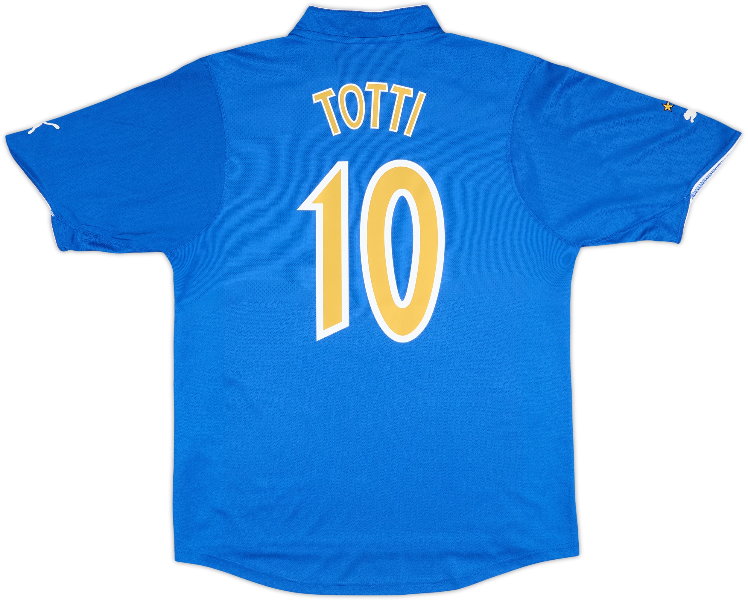2003-04 Italy Home Shirt Totti #10 - 8/10 - (S)