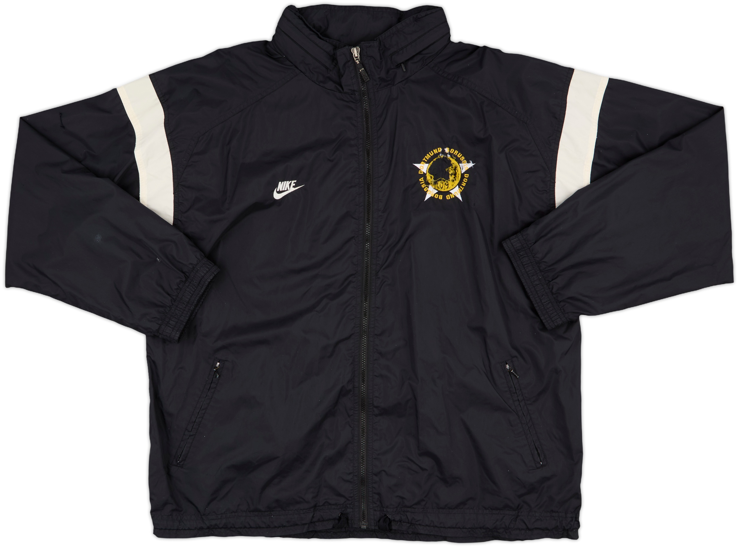 1994-95 Borussia Dortmund Nike Premier Hooded Rain Jacket - 4/10 - (L)