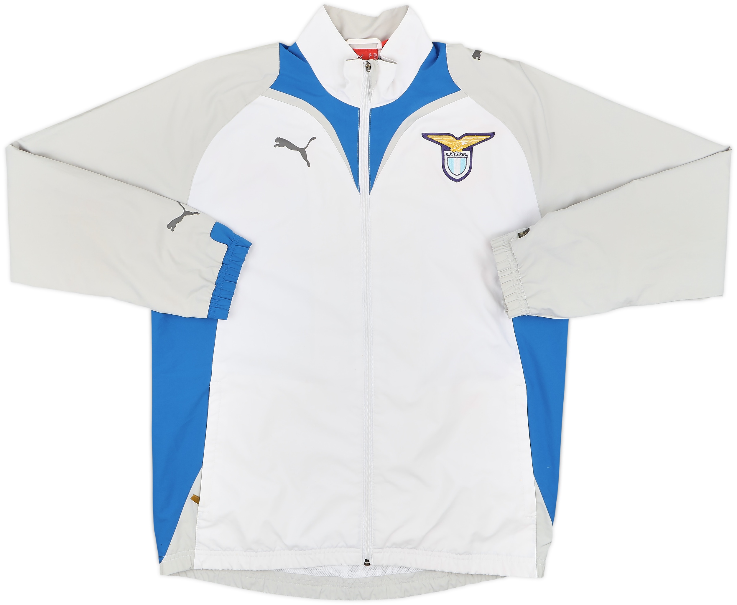 S.S. Lazio Puma XL 長袖ユニフォーム 2008-09 Lazio Puma Track Jacket - 8/10 - (XL.Boys)
