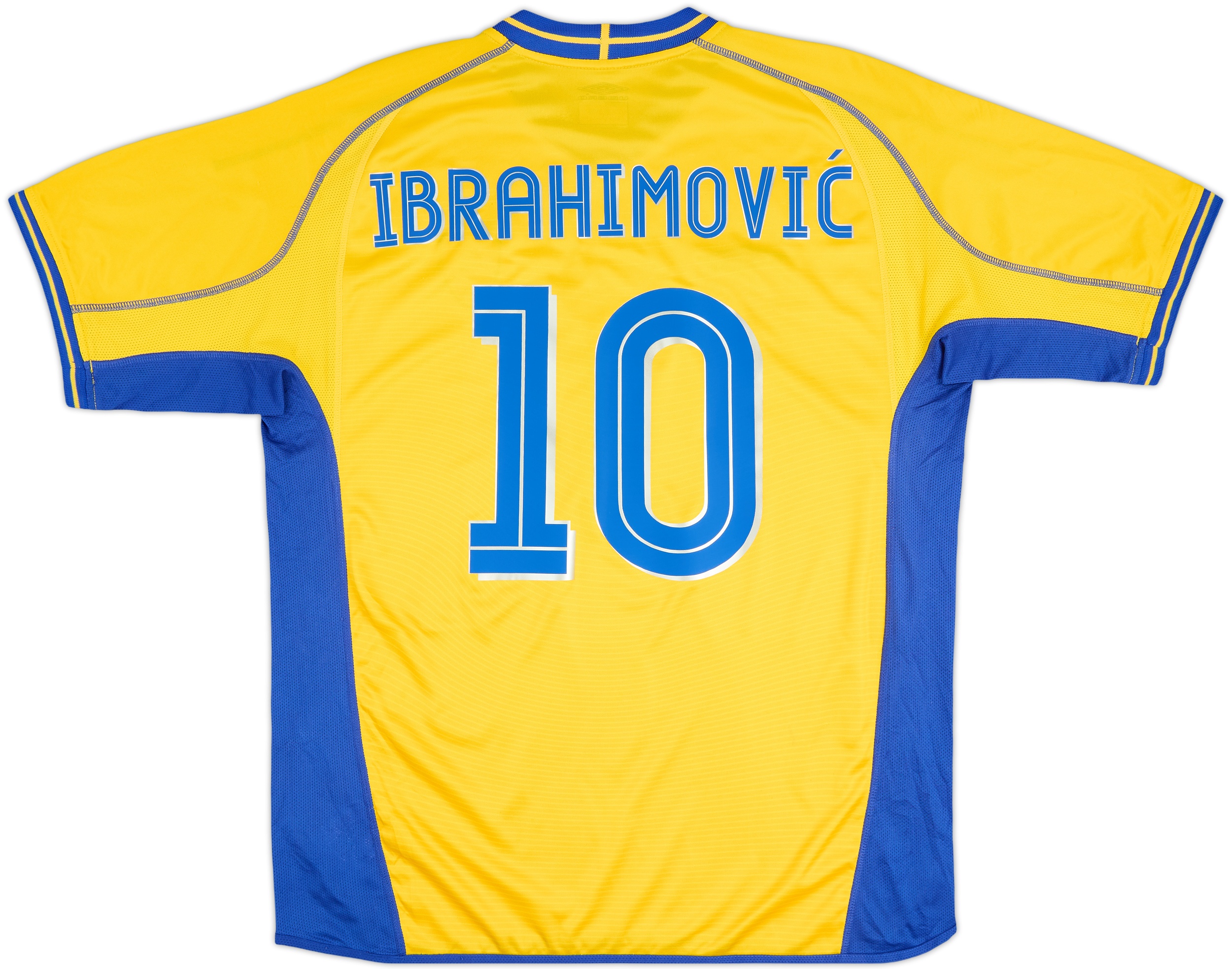 2003-04 Sweden Home Shirt Ibrahimovic #10 - 6/10 - (XL)