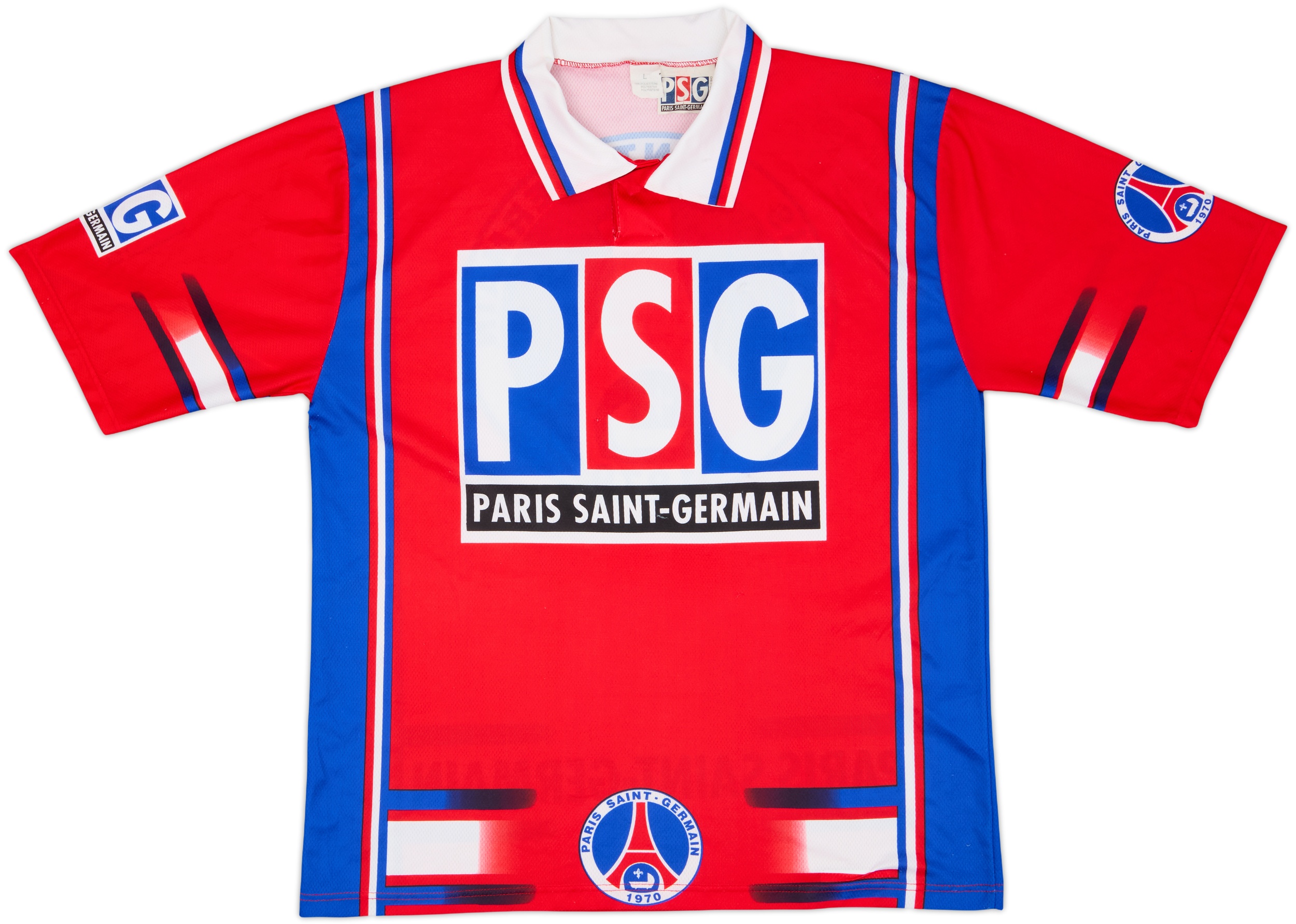 1996-97 Paris Saint-Germain Training Shirt - 8/10 - (L)