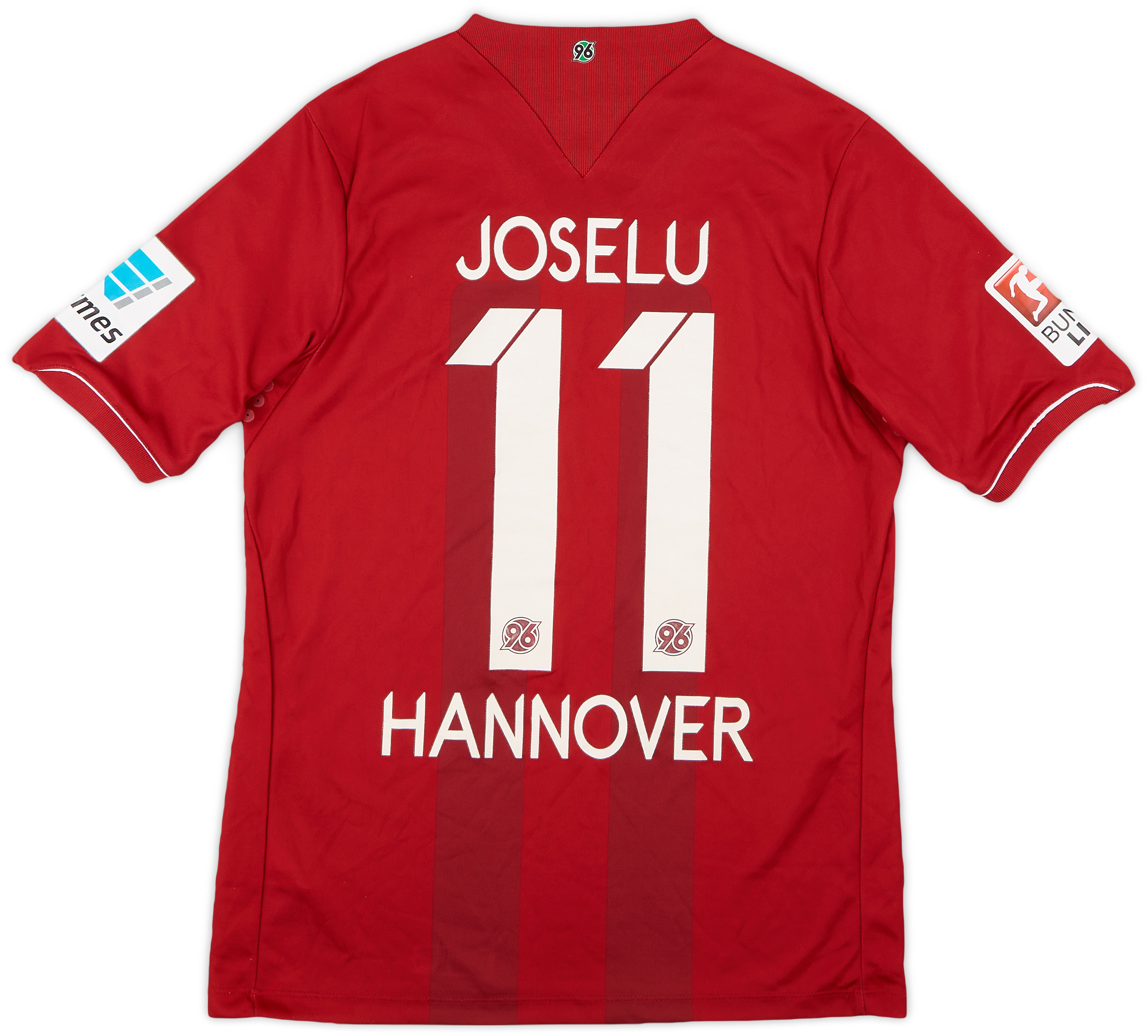 2014-15 Hannover 96 Home Shirt Joselu #11 - 6/10 - (XS)