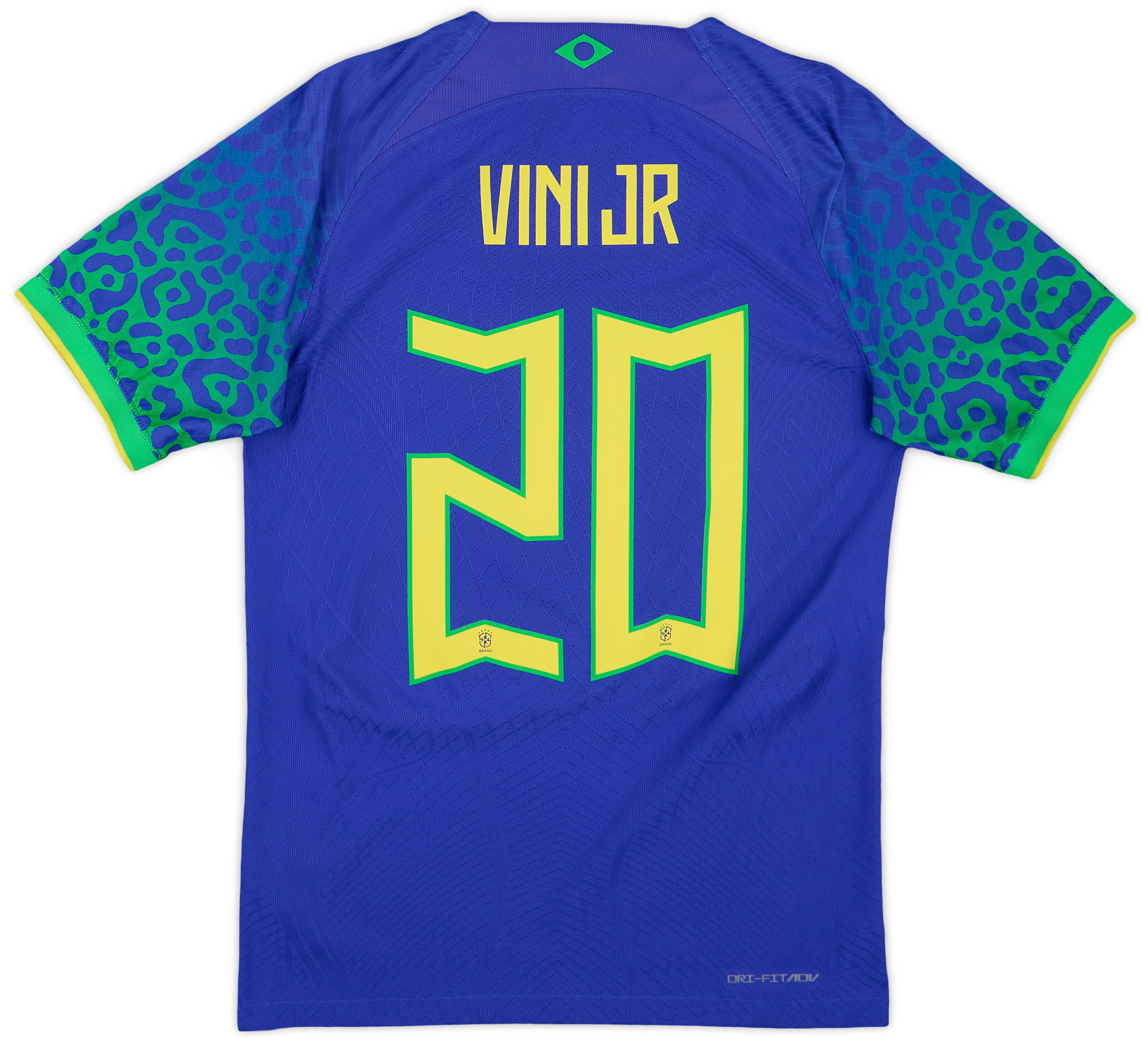2022-23 Brazil Authentic Away Shirt Vini Jr #20 - 8/10 - (S)