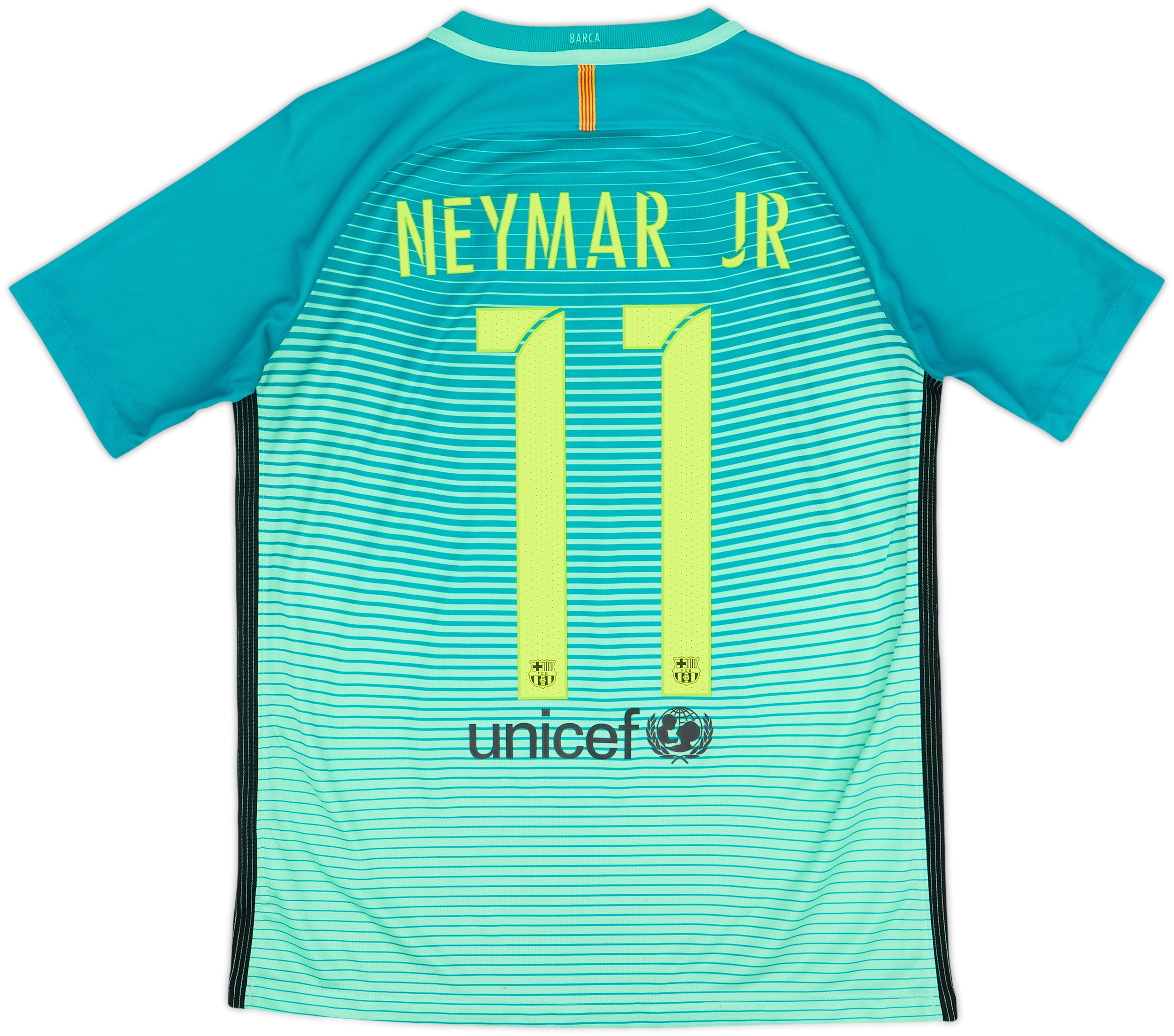 2016-17 Barcelona Third Shirt Neymar Jr #11 - 8/10 - (XL.Boys)