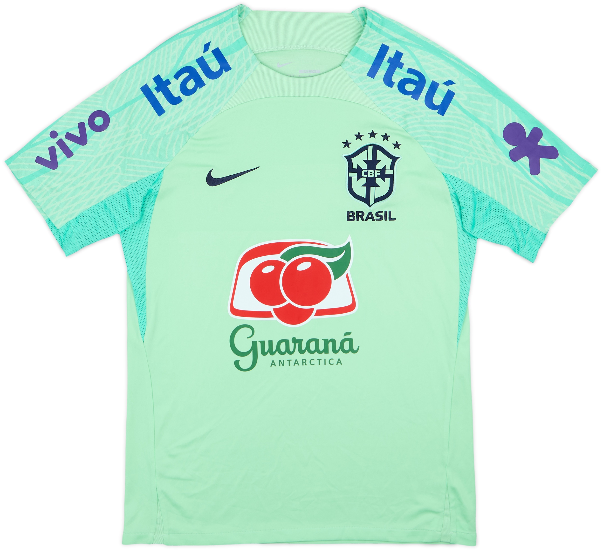 2022-23 Brazil Nike Player Issue Training Shirt - 8/10 - (M)