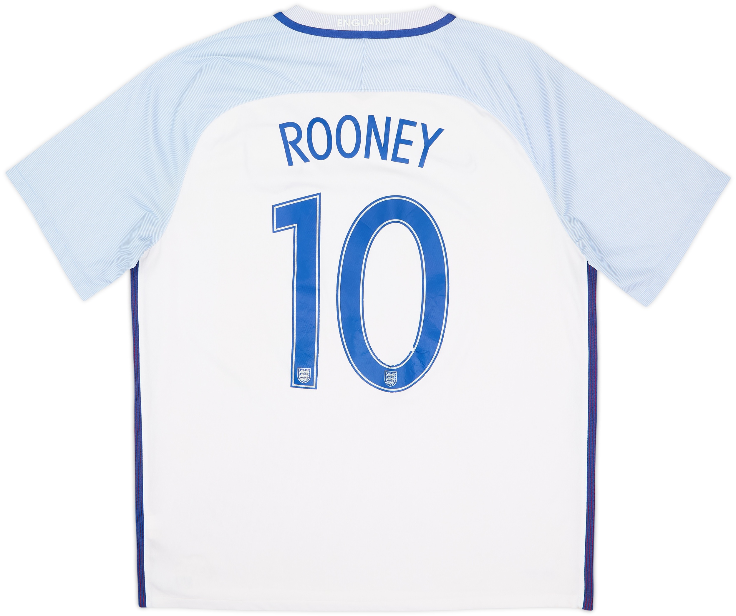 2016-17 England Home Shirt Rooney #10 - 6/10 - (XL)
