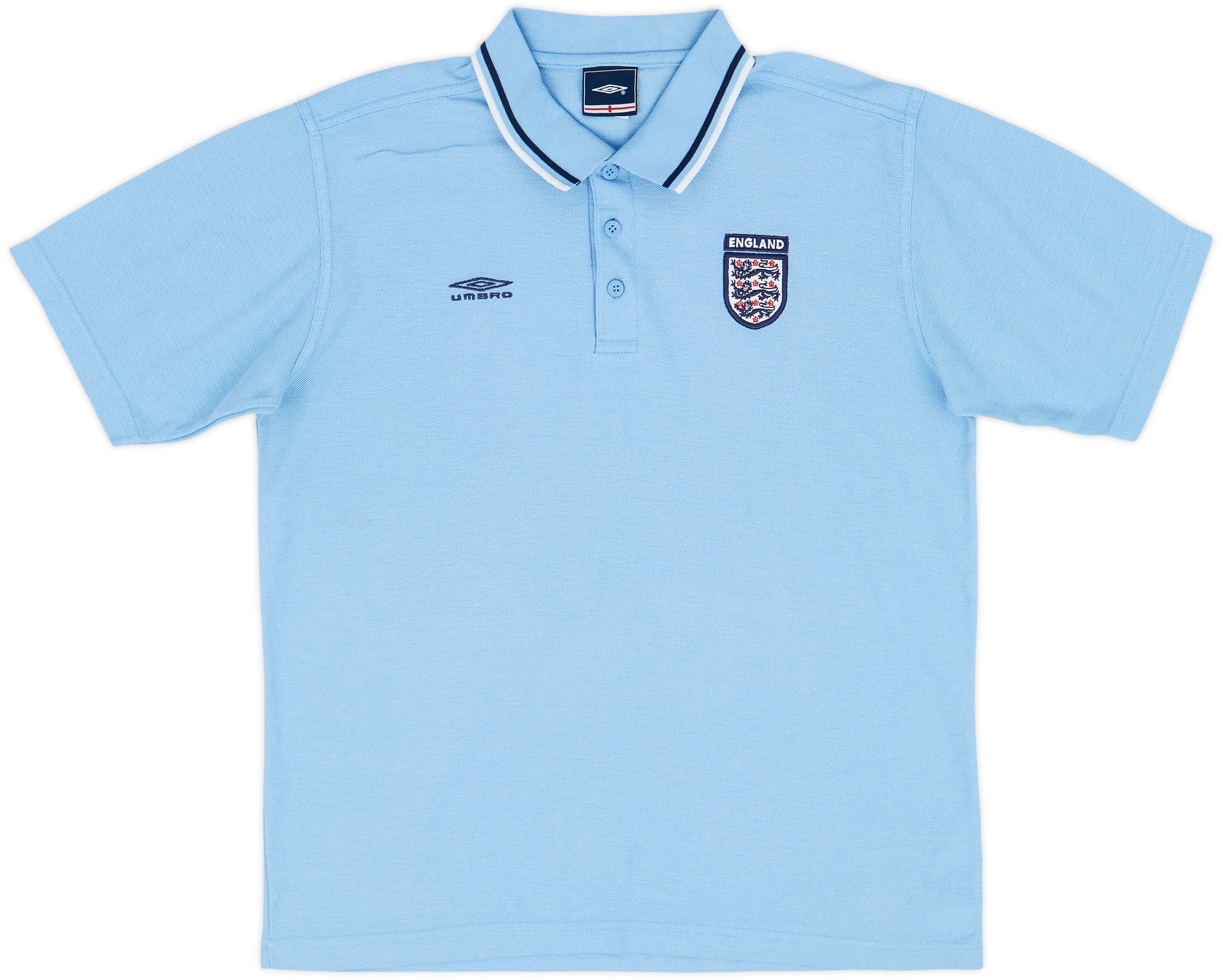 2002-04 England Umbro Polo Shirt - 8/10 - (M)