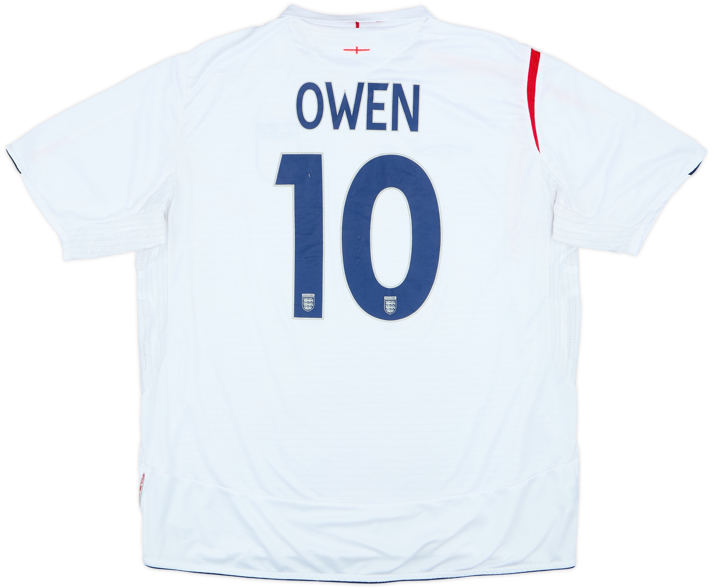 2005-07 England Home Shirt Owen #10 - 6/10 - (XXL)