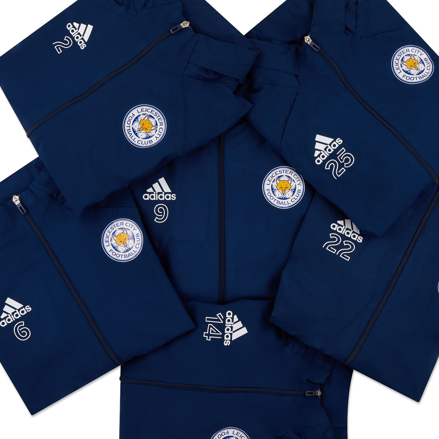 202122 Leicester Player Worn Windbreaker Jacket (Good)