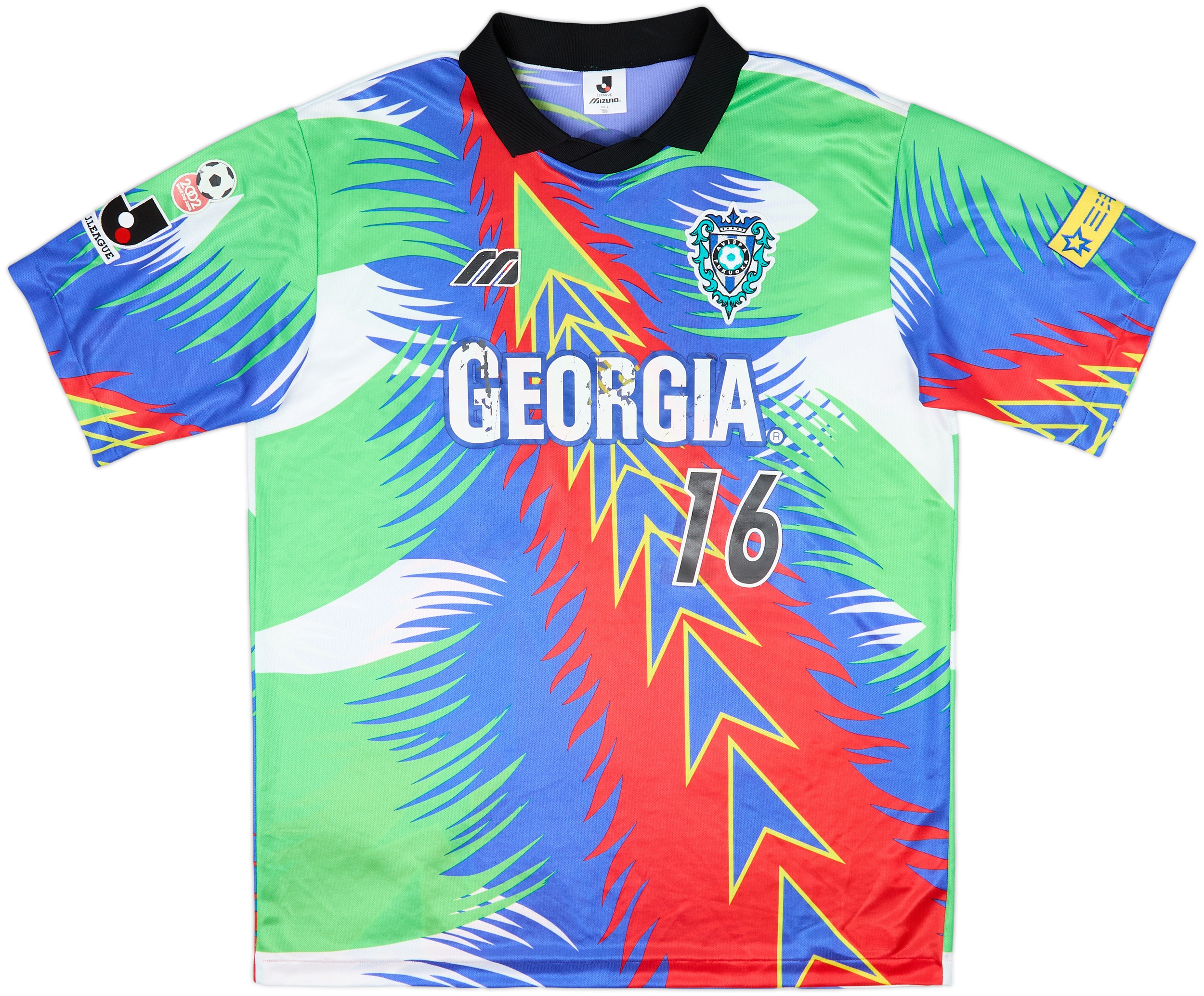 1996-98 Avispa Fukuoka GK S/S Shirt #16 - 4/10 - (XXL)