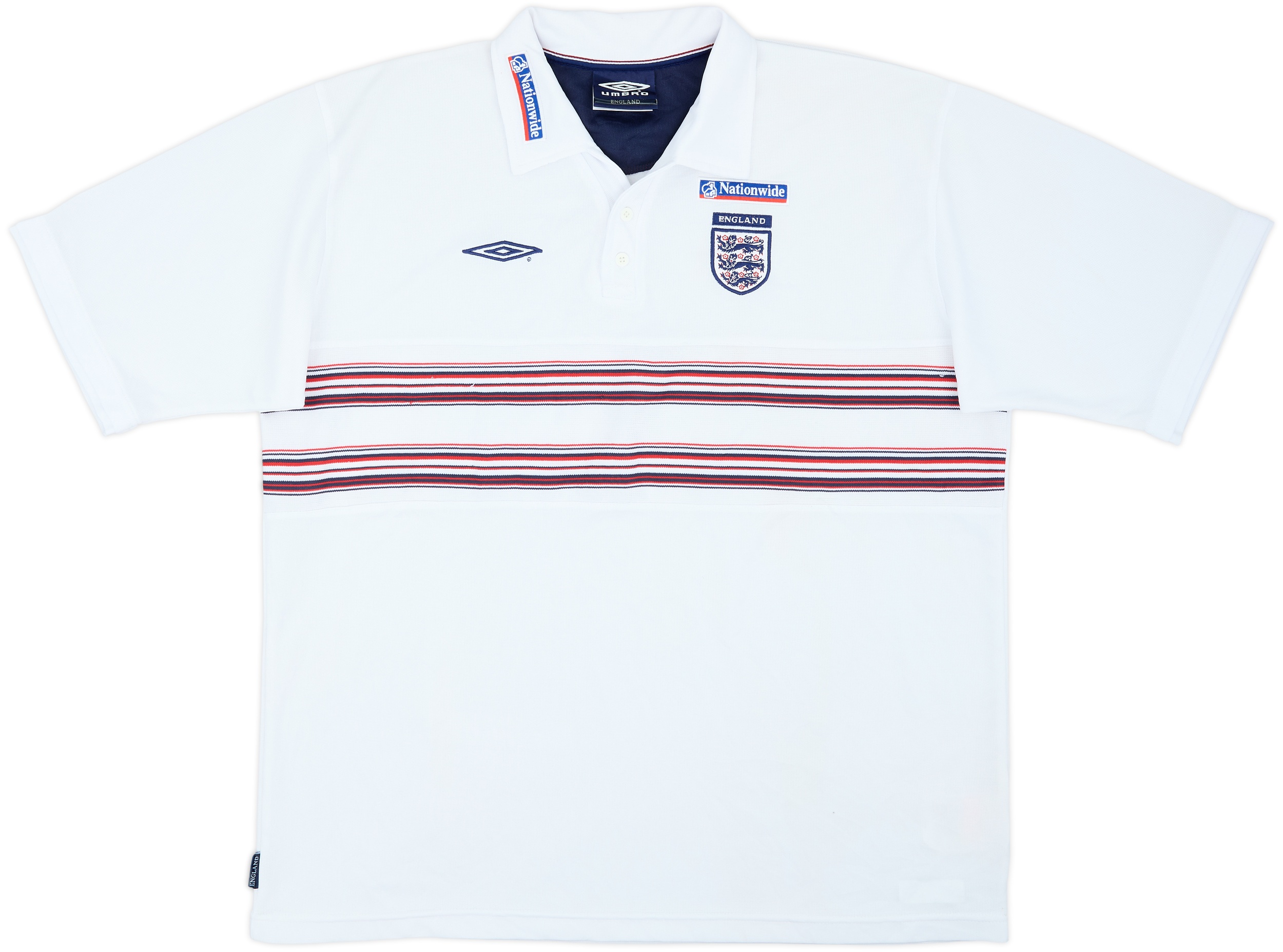 2002-04 England Umbro Polo Shirt - 7/10 - (XXL)