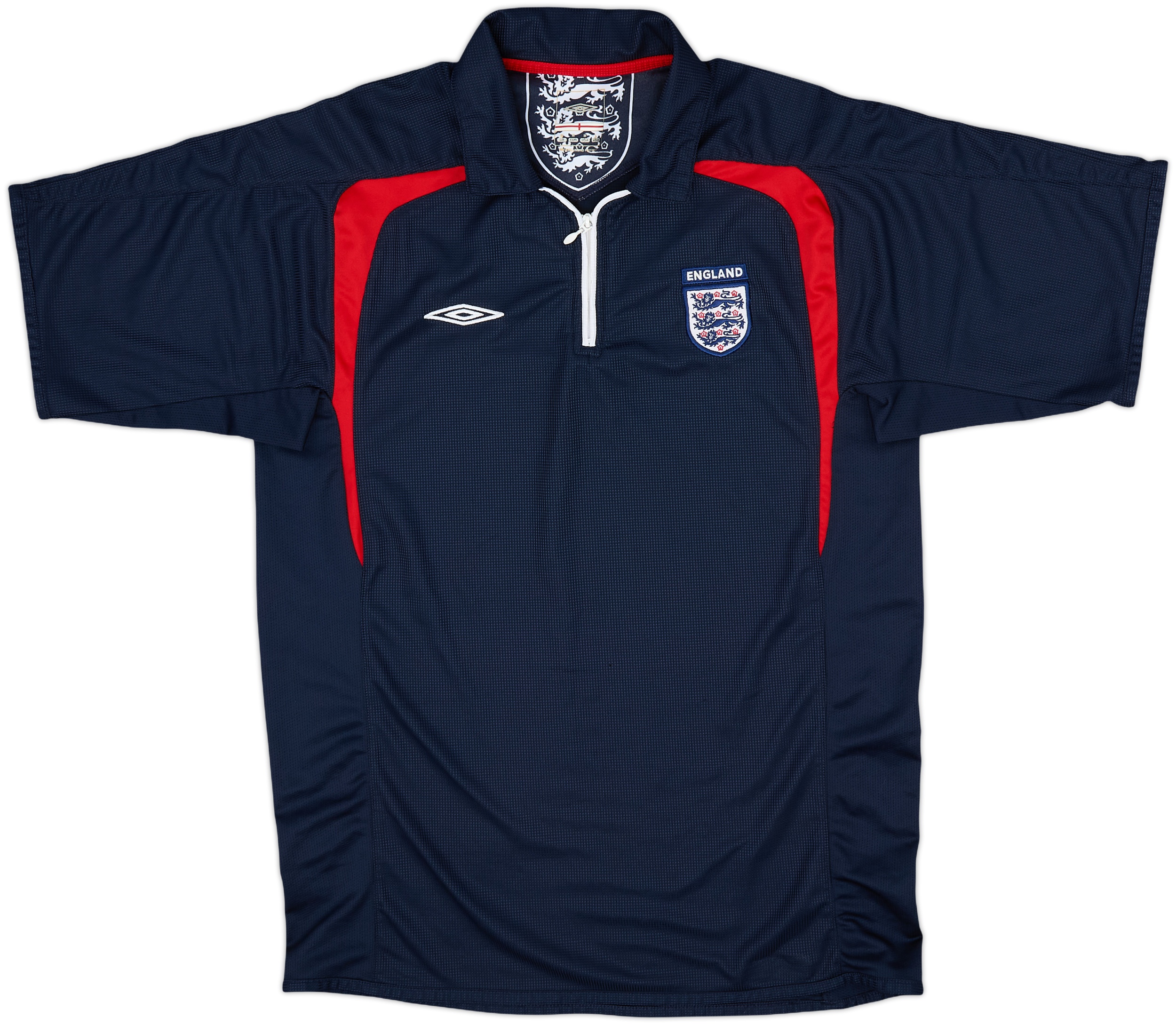 2005-06 England Umbro 1/4 Zip Training Shirt - 6/10 - (M)