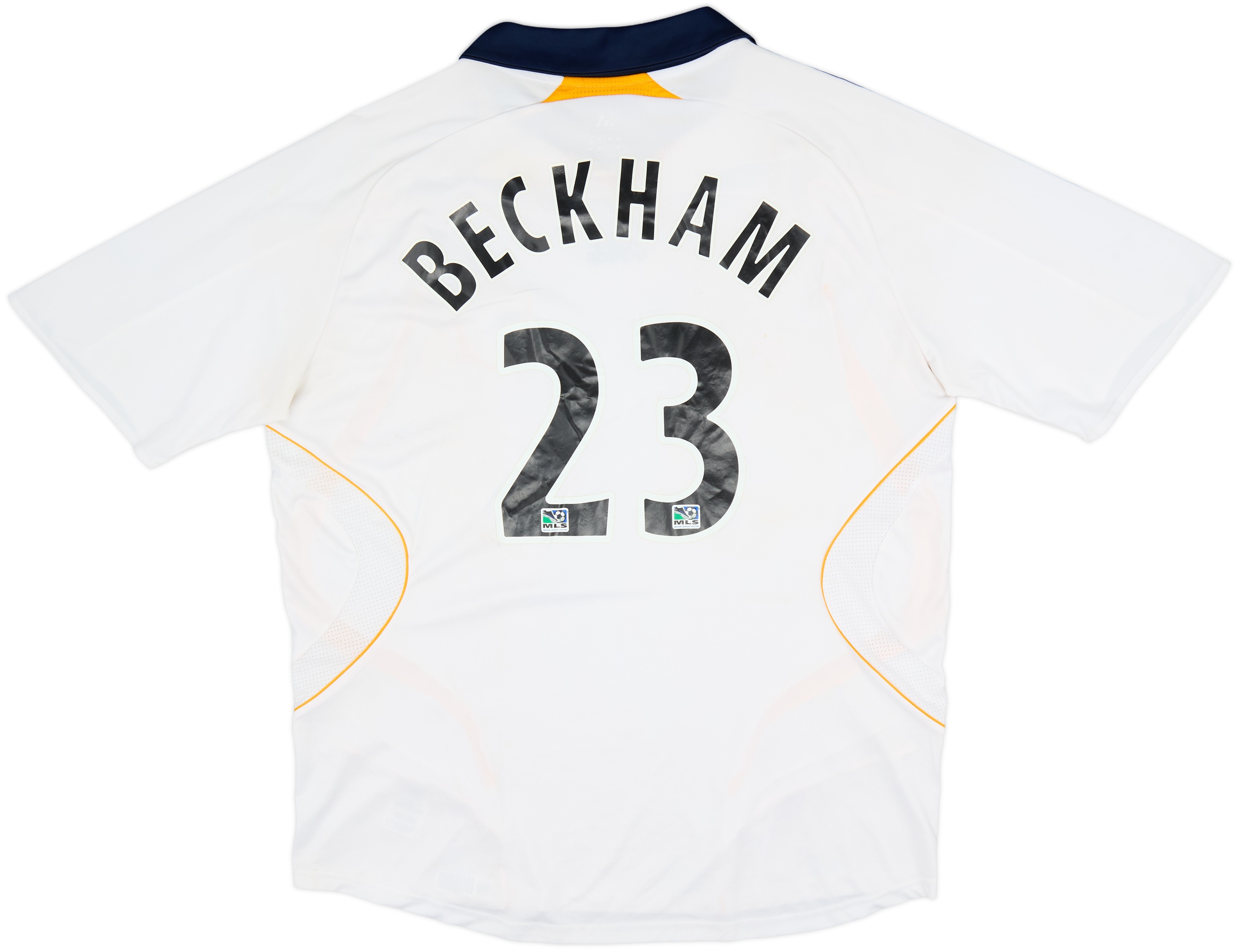2007-08 LA Galaxy Home Shirt Beckham #23 - 6/10 - (XL)