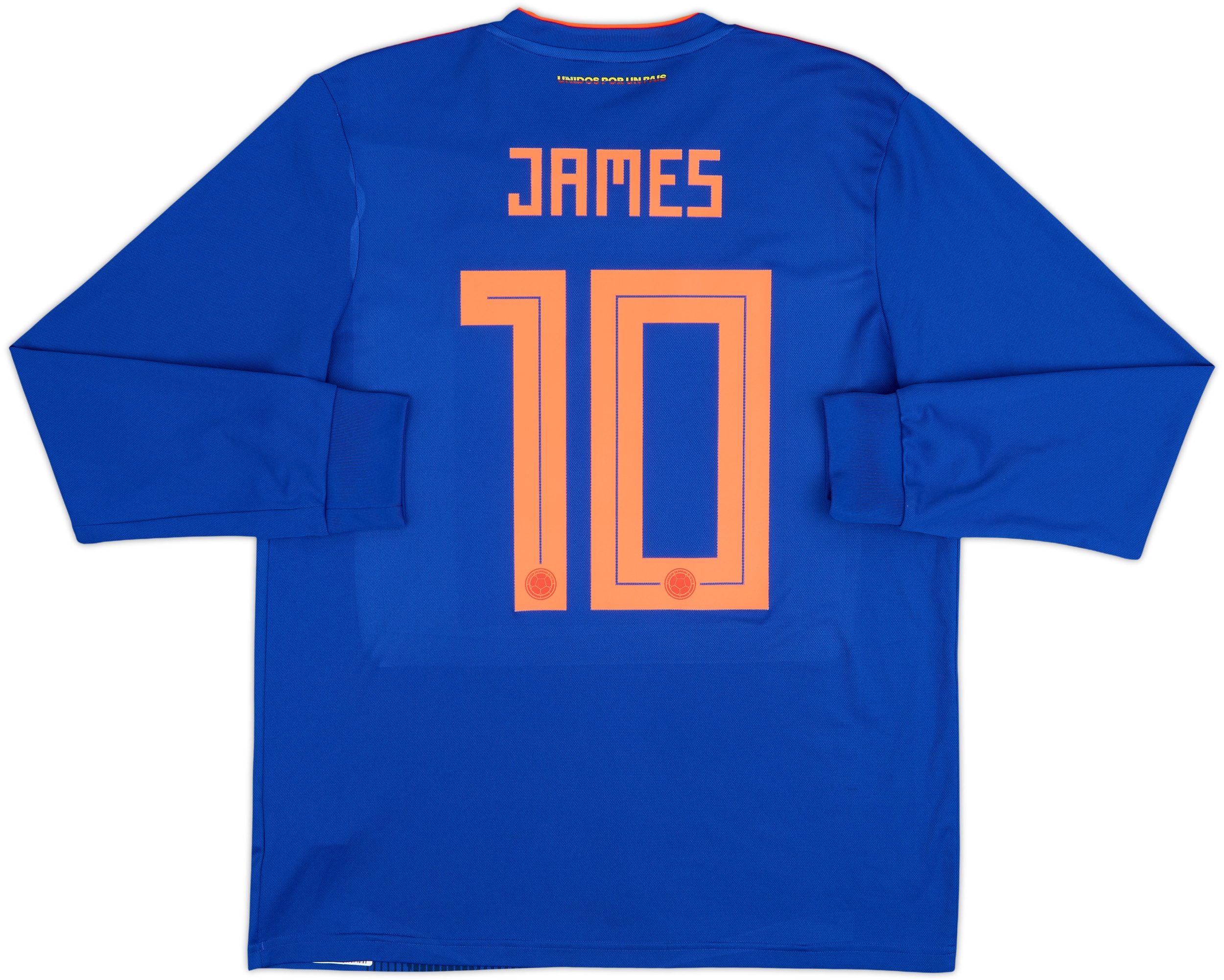 2018-19 Colombia Away L/S Shirt James #10 - 9/10 - (L)