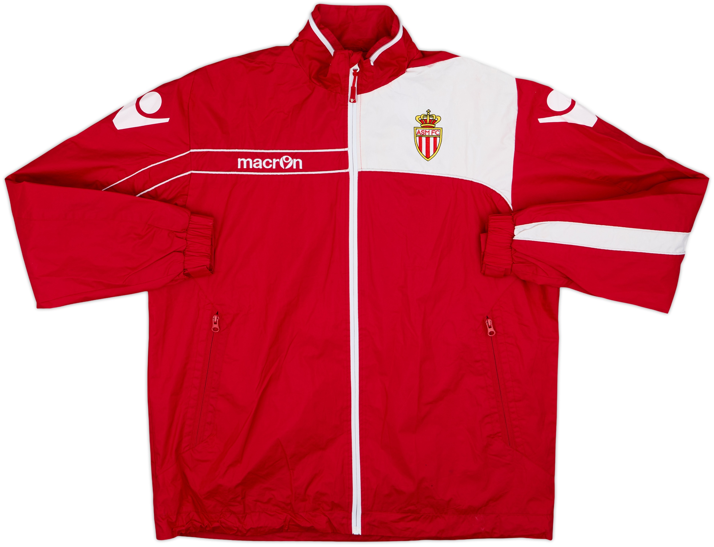 2011-12 Monaco Macron Track Jacket - 7/10 - (XL)