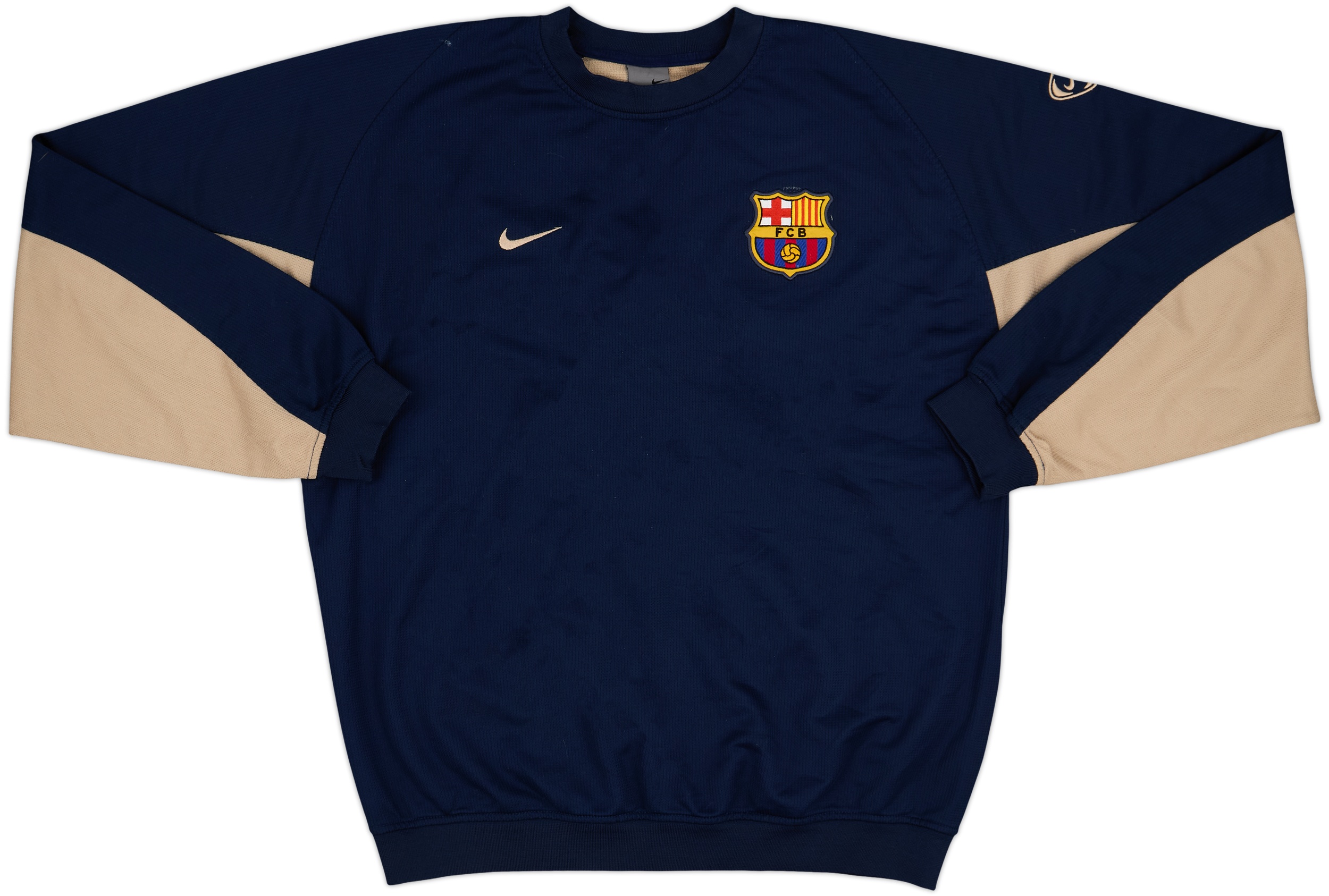 2003-04 Barcelona Nike Sweat Top - 7/10 - (L)