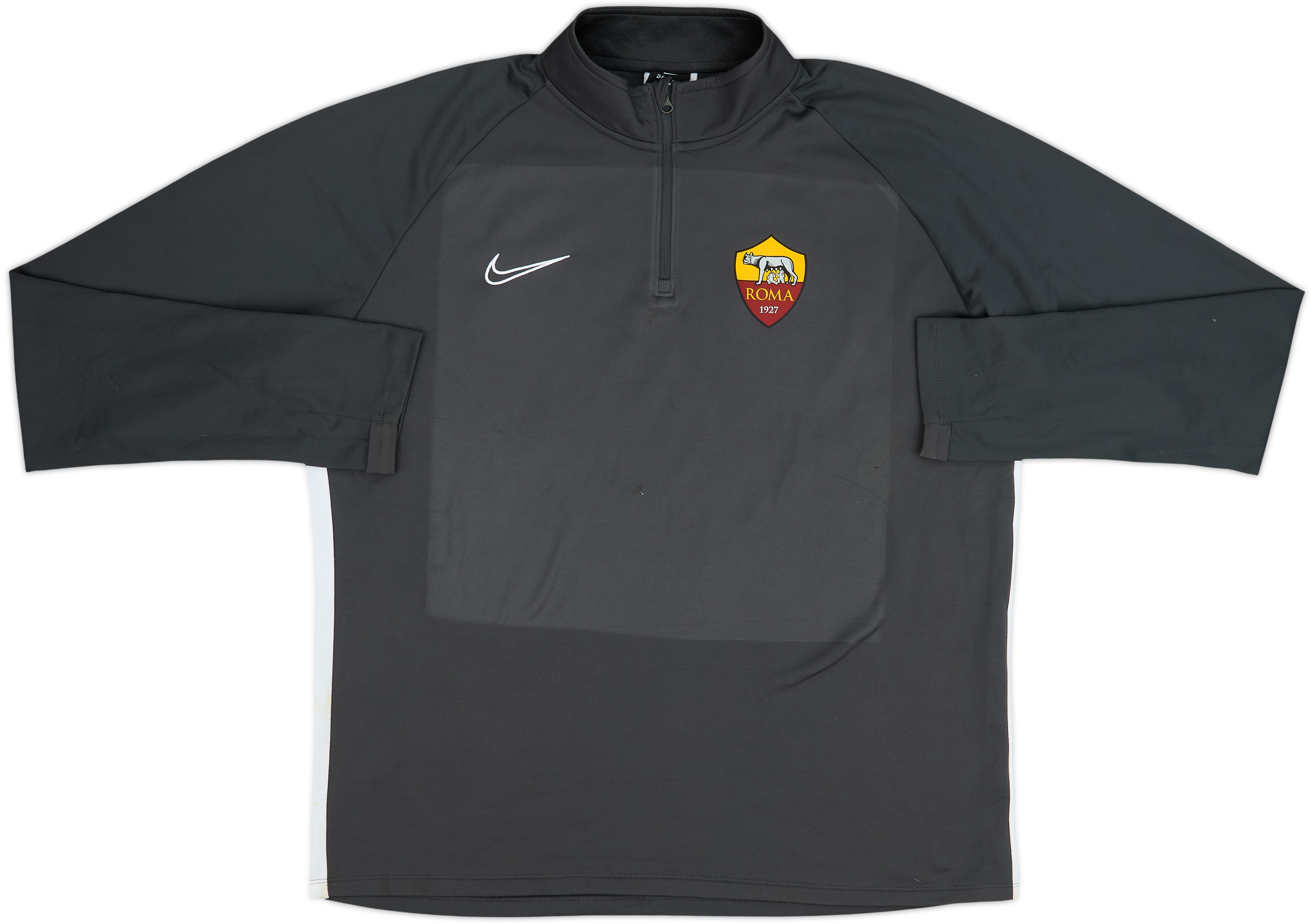 Nike AS Roma ナイキ　ASローマ　テックフリース　XL 2019-20 Roma Nike 1/4 Zip Drill Top - 8/10 - (XL)
