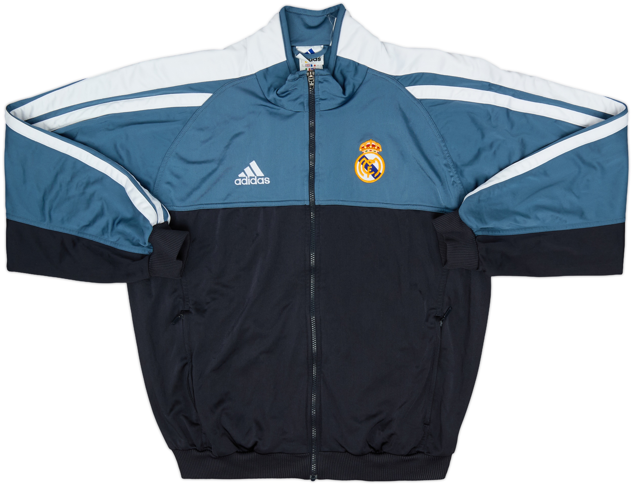 2001-02 Real Madrid adidas Track Jacket - 7/10 - (M/L)