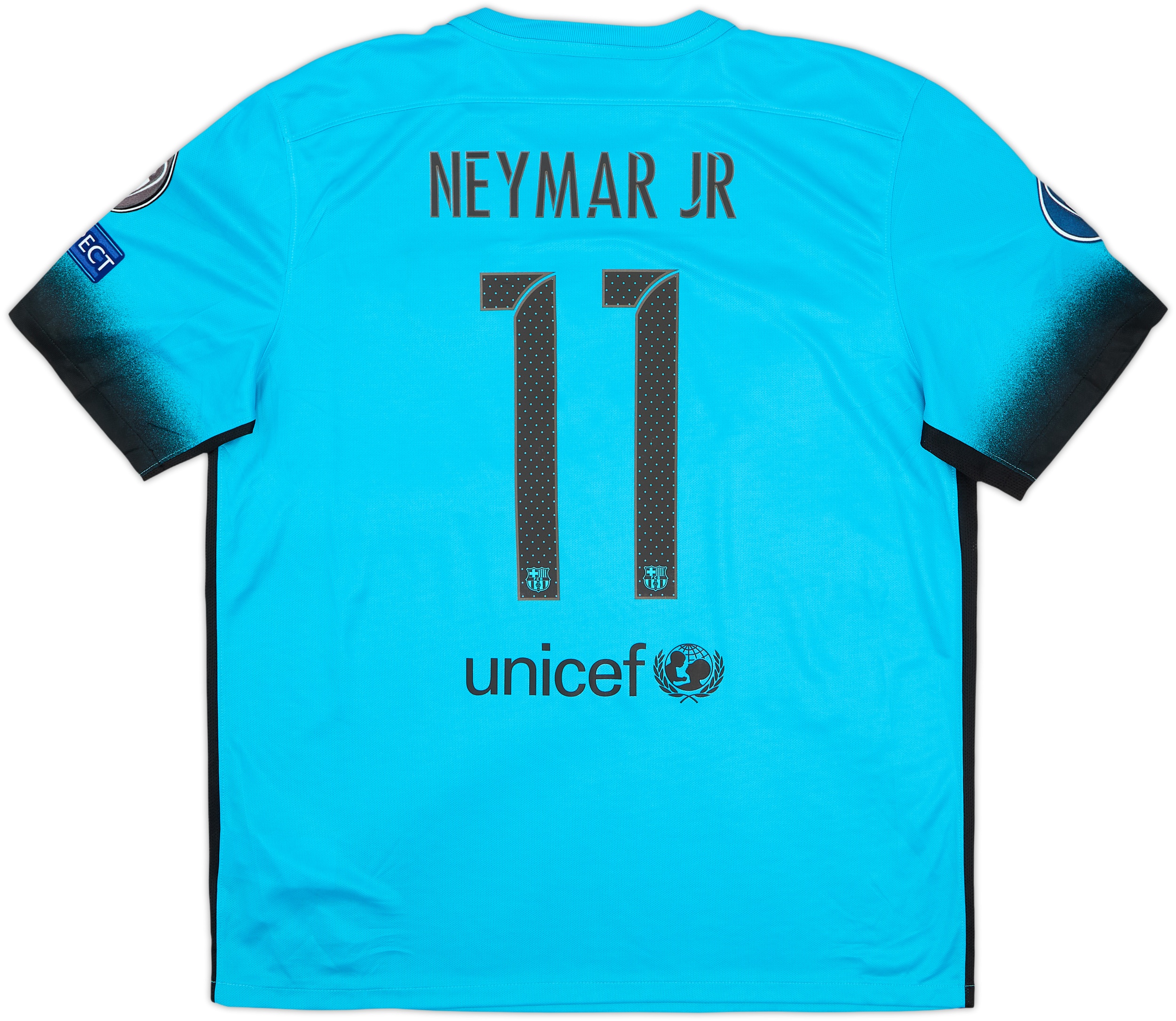 2015-16 Barcelona Third Shirt Neymar Jr #11 (XL)