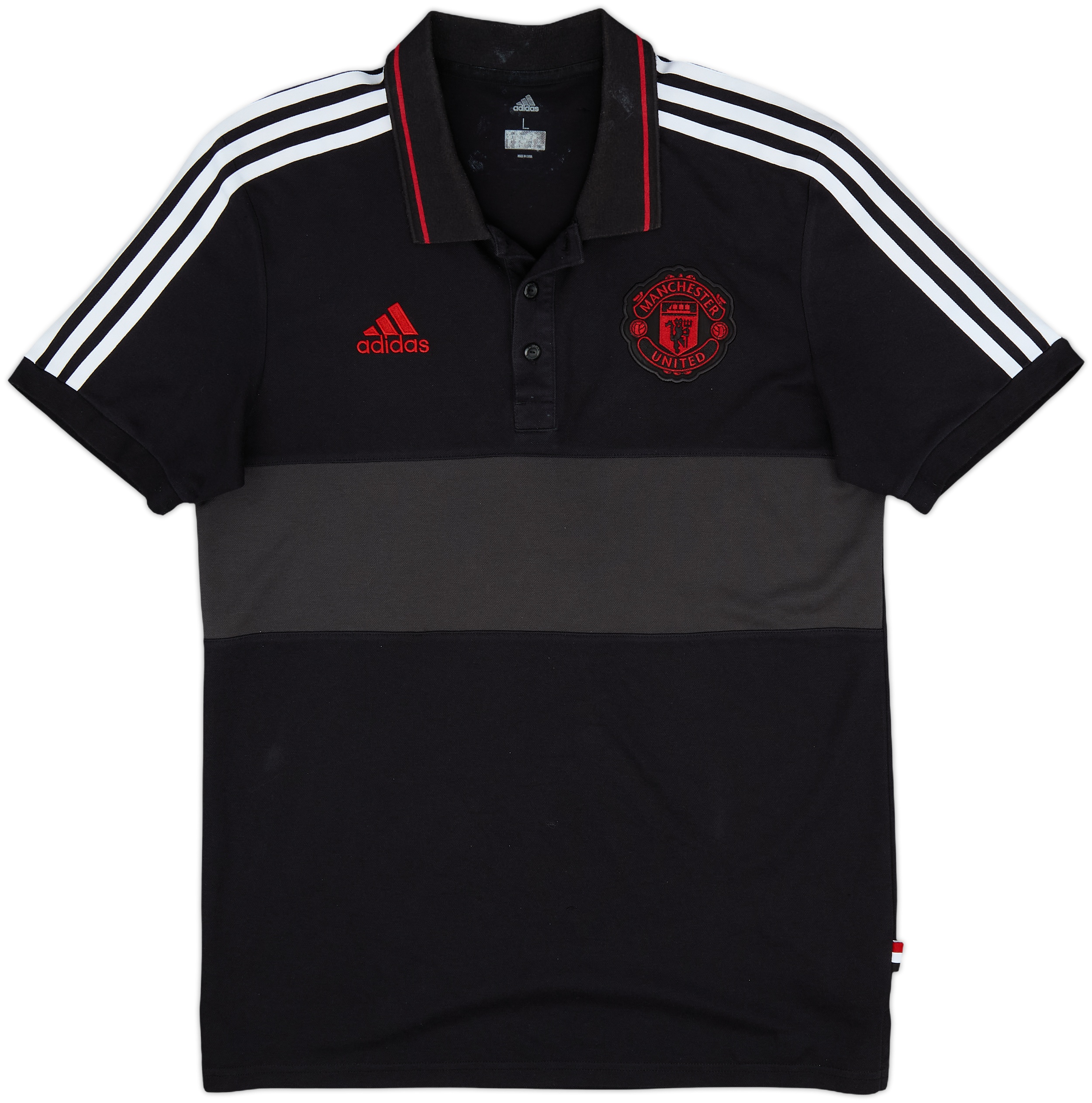 2018-19 Manchester United adidas Polo Shirt - 8/10 - (L)