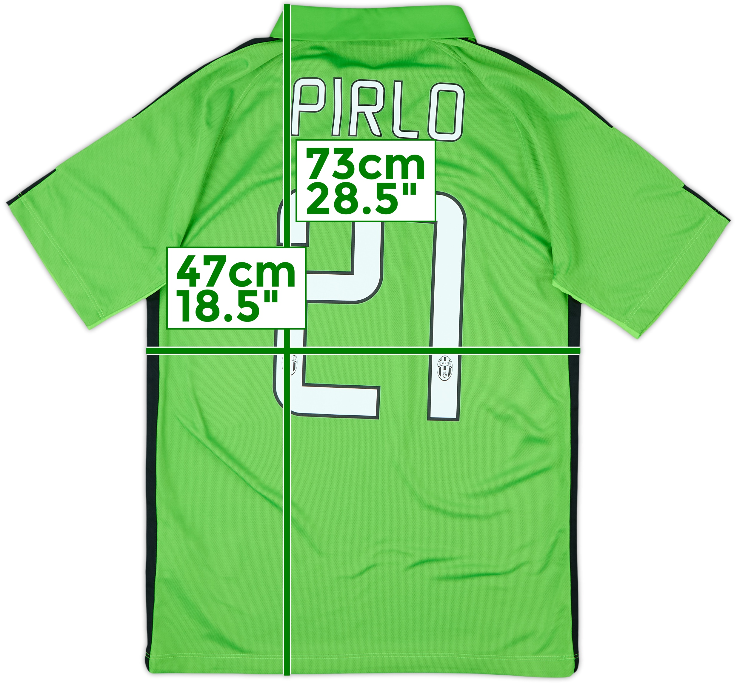 2014-15 Juventus Third Shirt Pirlo #21 - 9/10 - (S)
