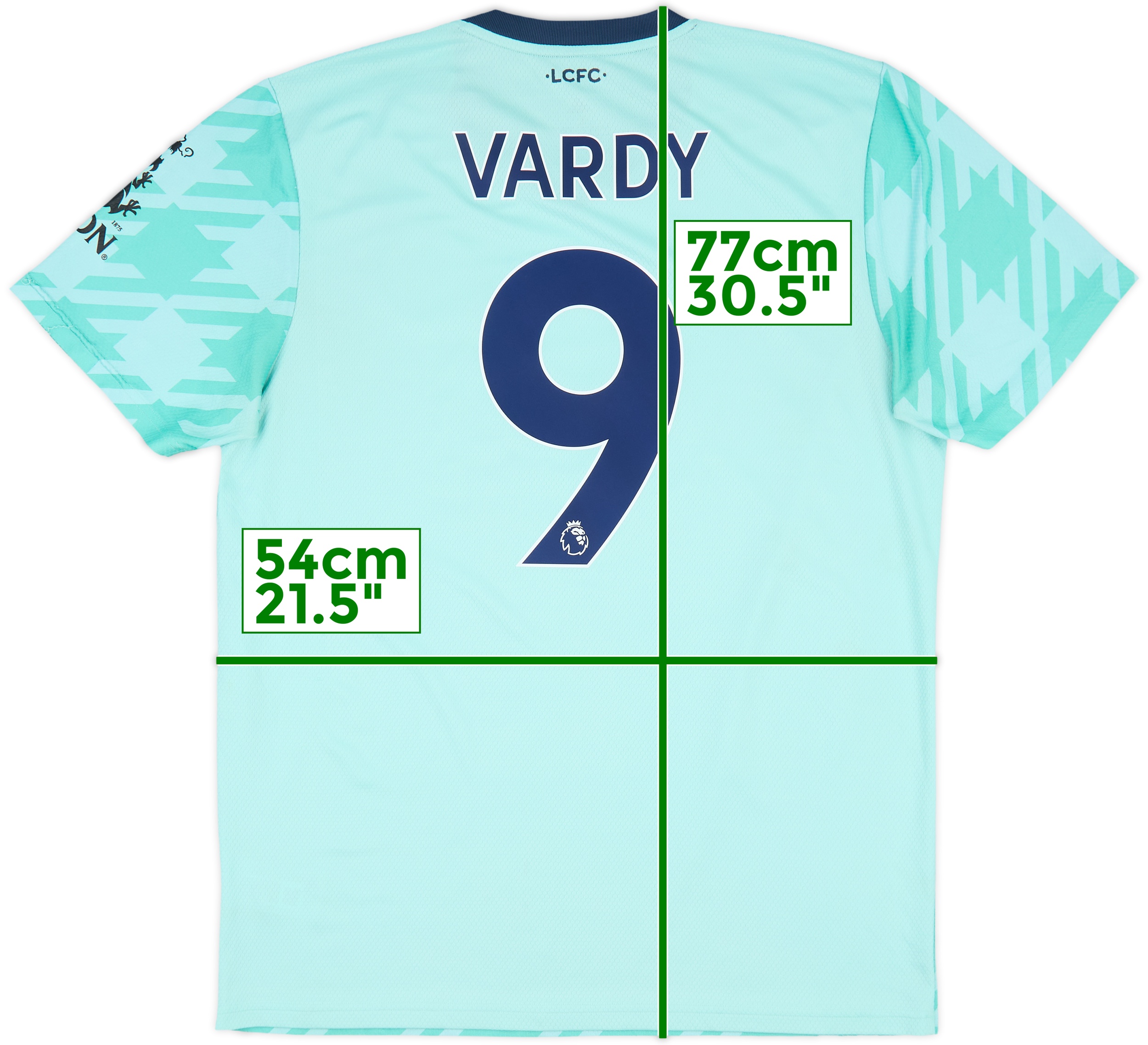 Leicester19-20 City VARDY 9 ユニフォームMサイズ 2021-22 Leicester City Away Shirt Vardy #9 - 7/10 - (L)