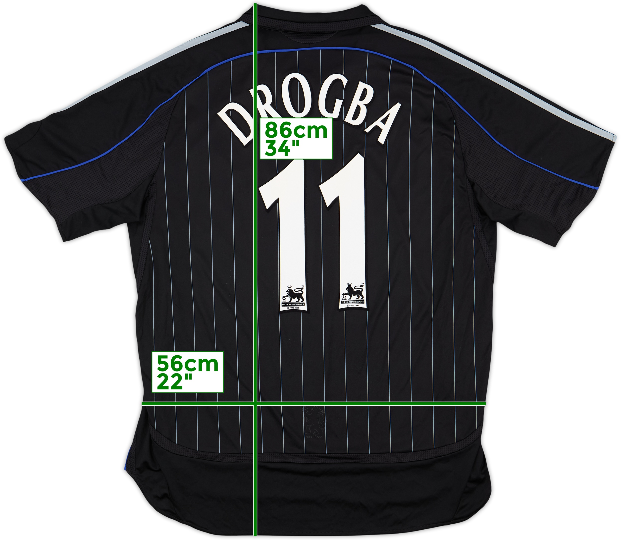 2006-07 Chelsea Third Shirt Drogba #11 - 8/10 - (XL)
