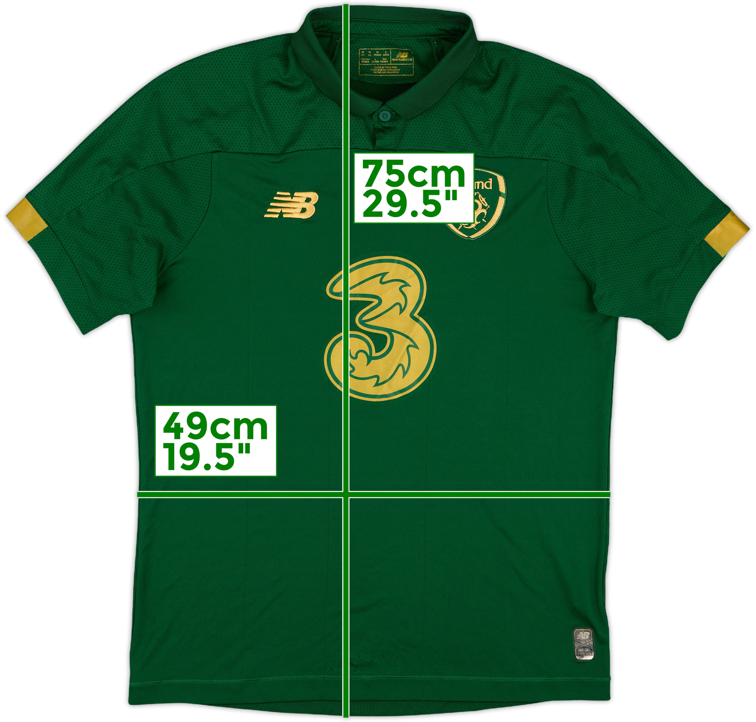 New Balance Ireland Home Shirt Men's New Balance Ireland 2017-18