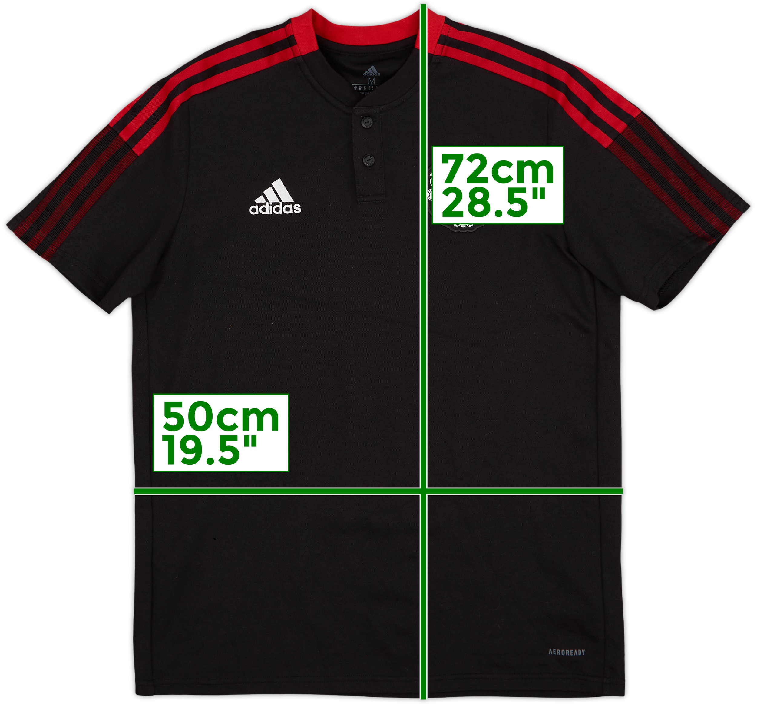 ウェア Manchester United Official Polo Shirt L 170625565171-