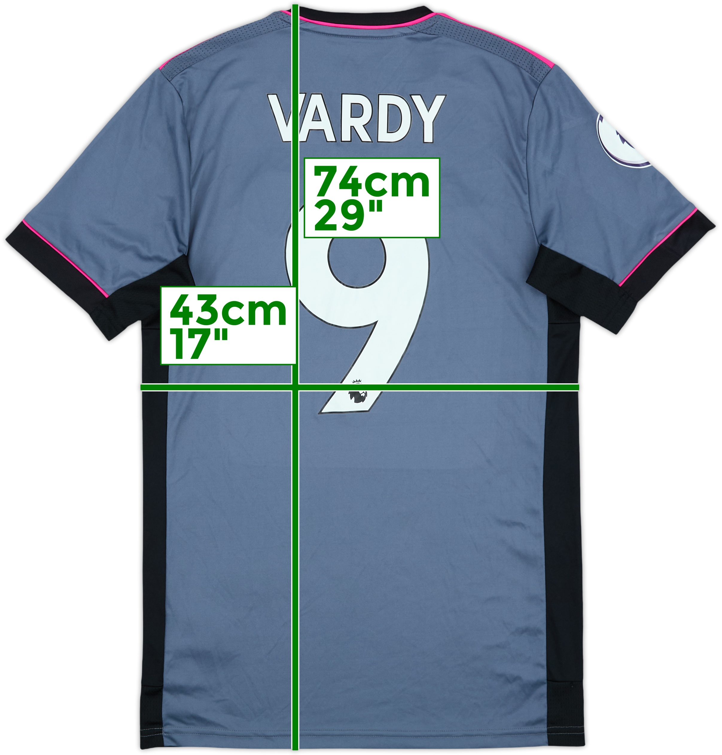 レスター・シティ VARDY 9 ユニフォームMサイズ - メルカリ