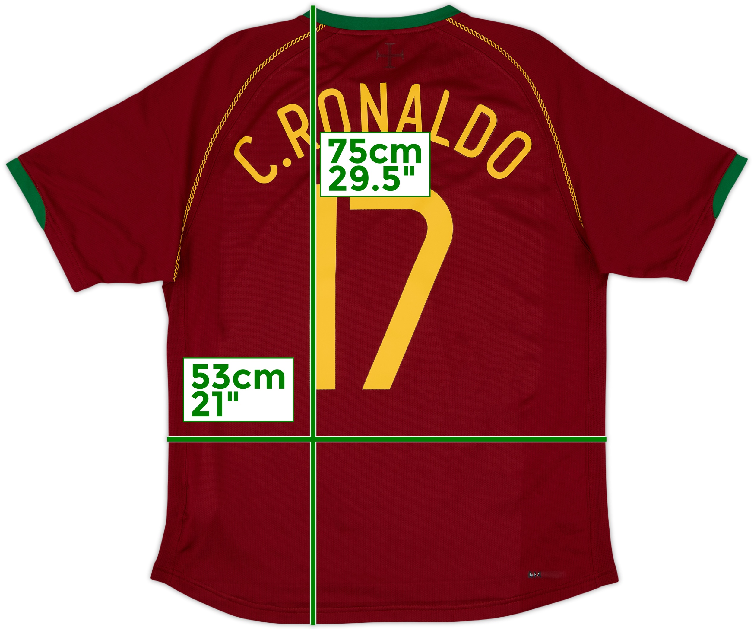 RONALDO 7 赤 シャツ 2006/2007 2006-07 Manchester United Home Shirt Ronaldo #7 - 6/10 - (XXL)