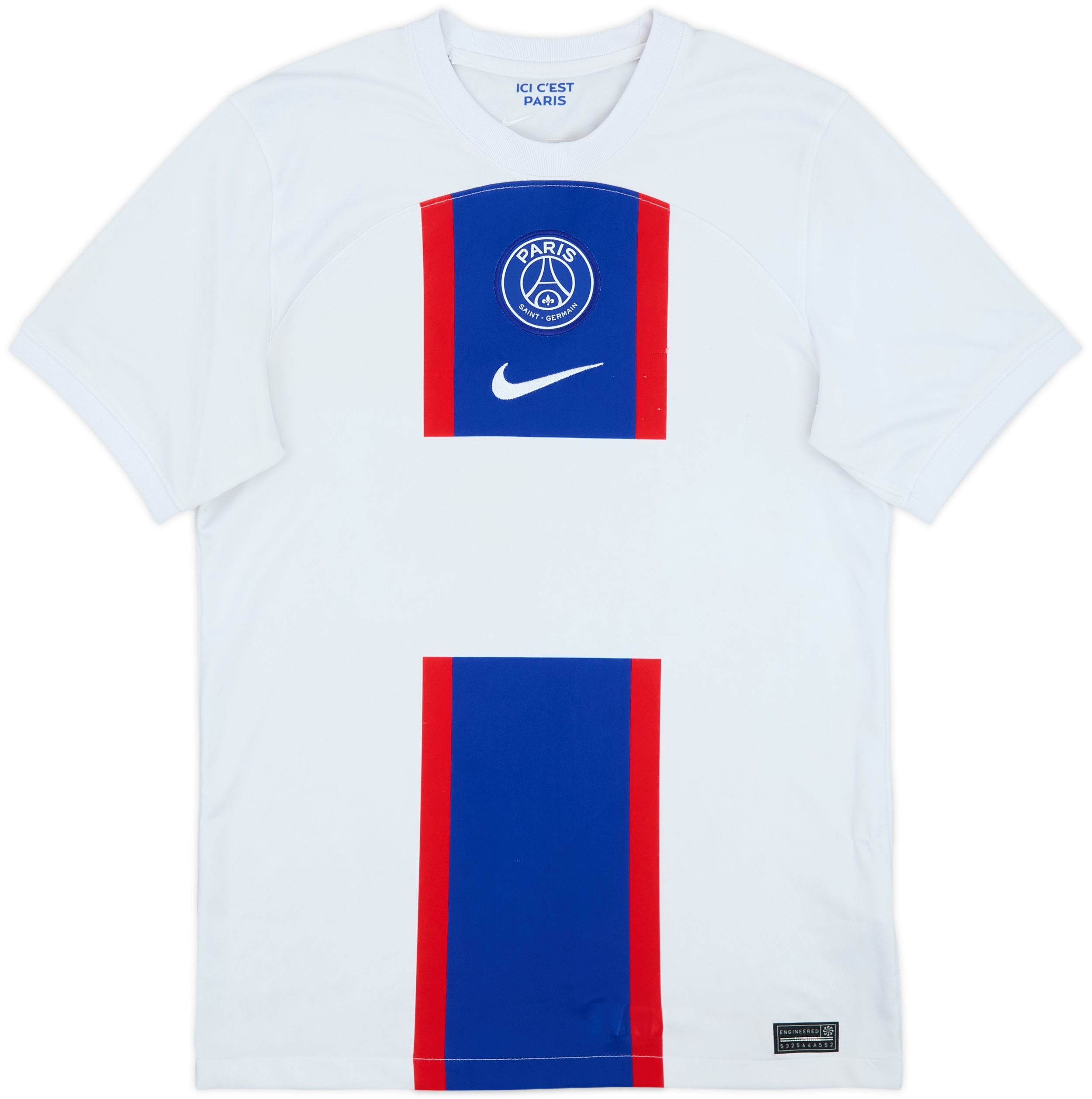 PSG ★ コットンTシャツ Essential Crest 22/23 PSG Essential Crest T-Shirt - Blue - Mens