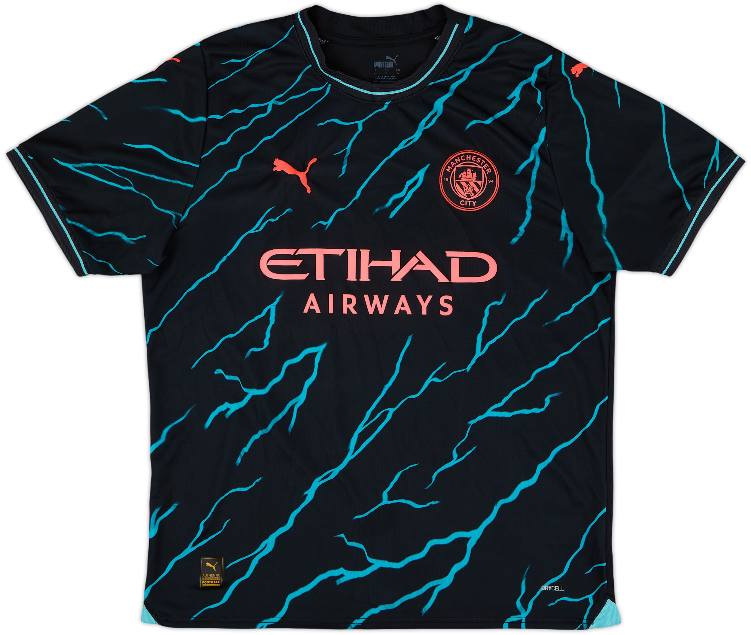 2023-24 Manchester City Third Shirt Haaland #9 - 10/10 - (L)