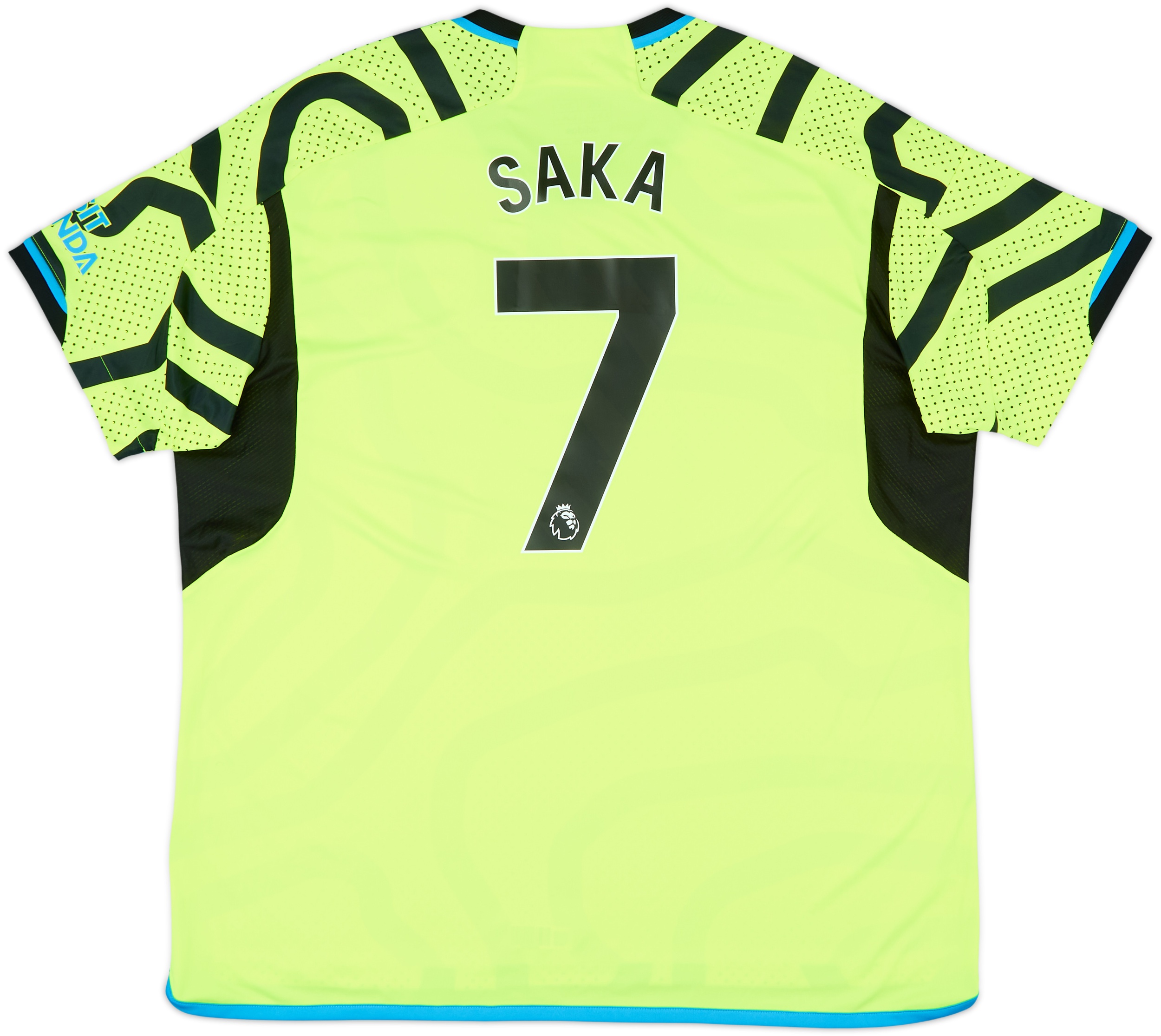 2023-24 Arsenal Away Shirt Saka #7 - 9/10 - (XXL)