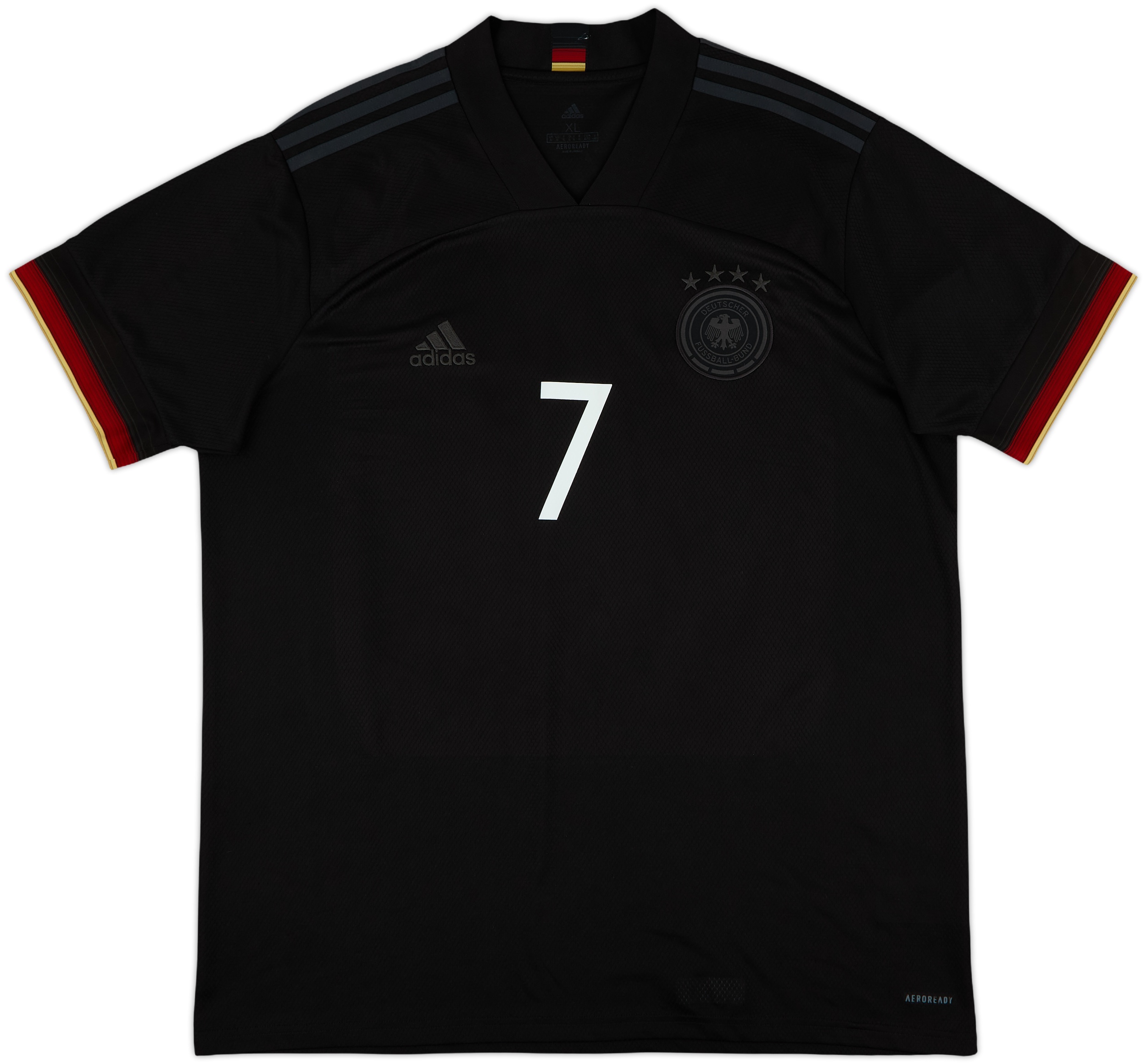2020-21 Germany Away Shirt Havertz #7 - 9/10 - (XL)