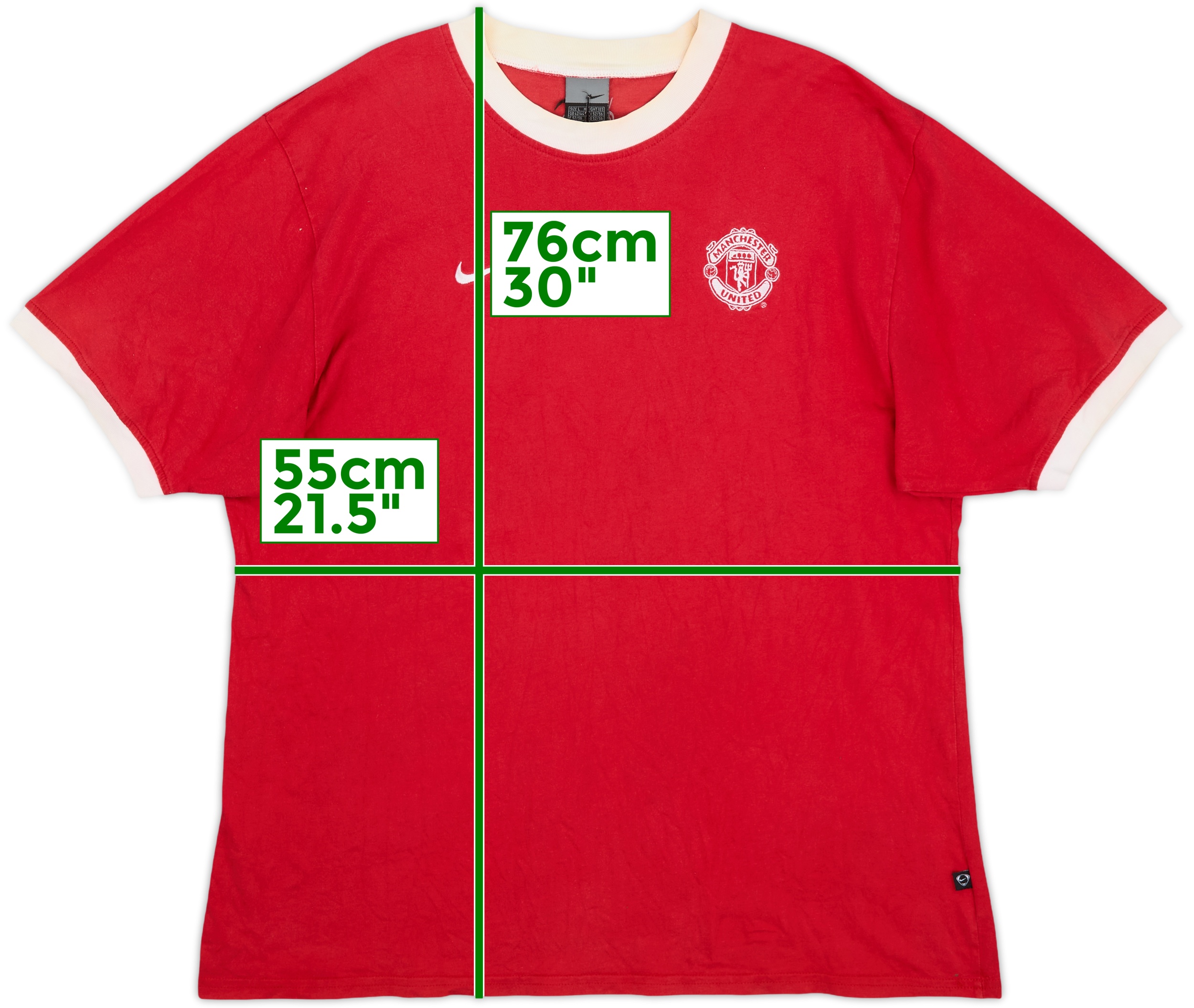 人気 希少Nike Manchester United チェック Tシャツ - メルカリ