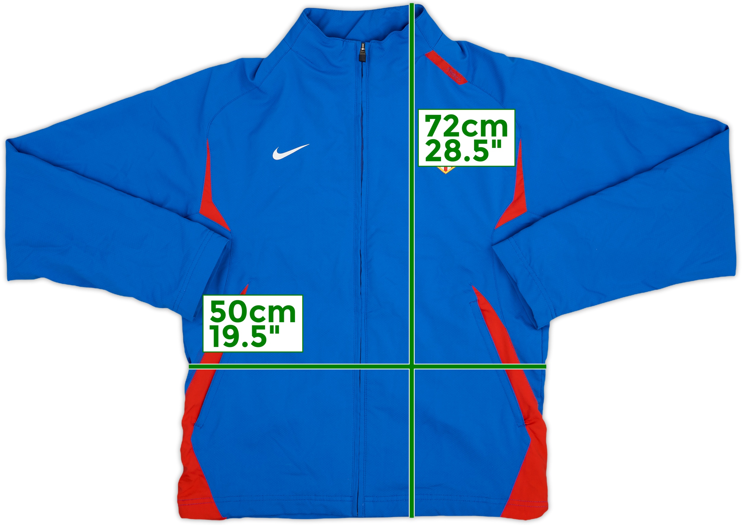 ふるさと納税 2007-08 Atletico (M) - 8/10 - Jacket Track Nike Madrid ウェア