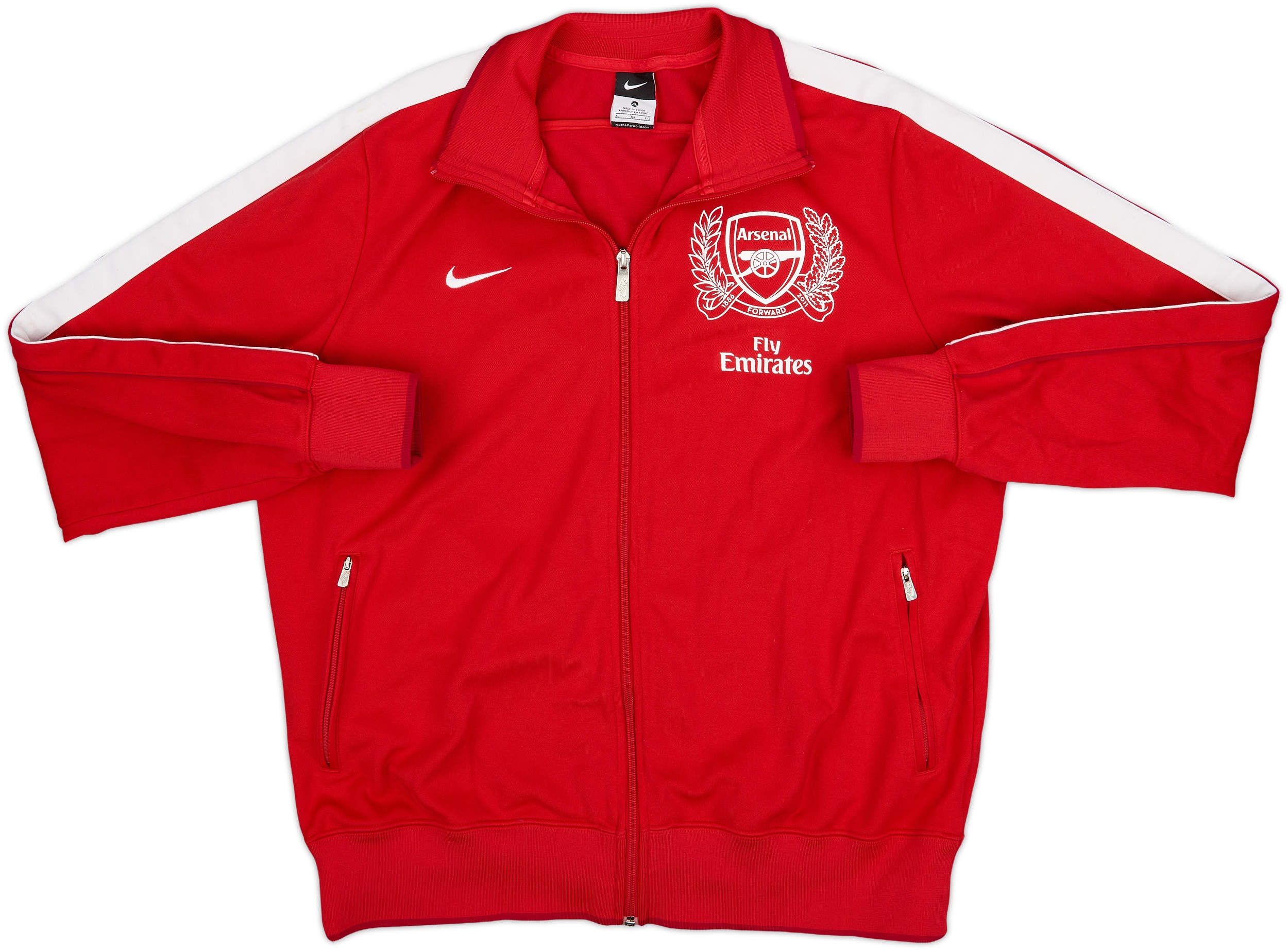 NIKE×ARSENAL 12-13 トラックジャケット-XL 2011-12 Arsenal Nike Track Jacket - 8/10 - (XL)