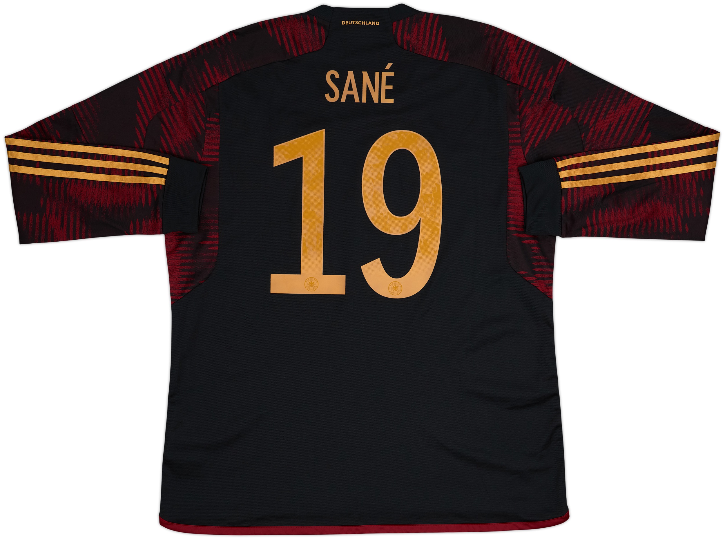 2022 adidas サッカーシャツ SANÉ 19 L adidas Germany Men's Home