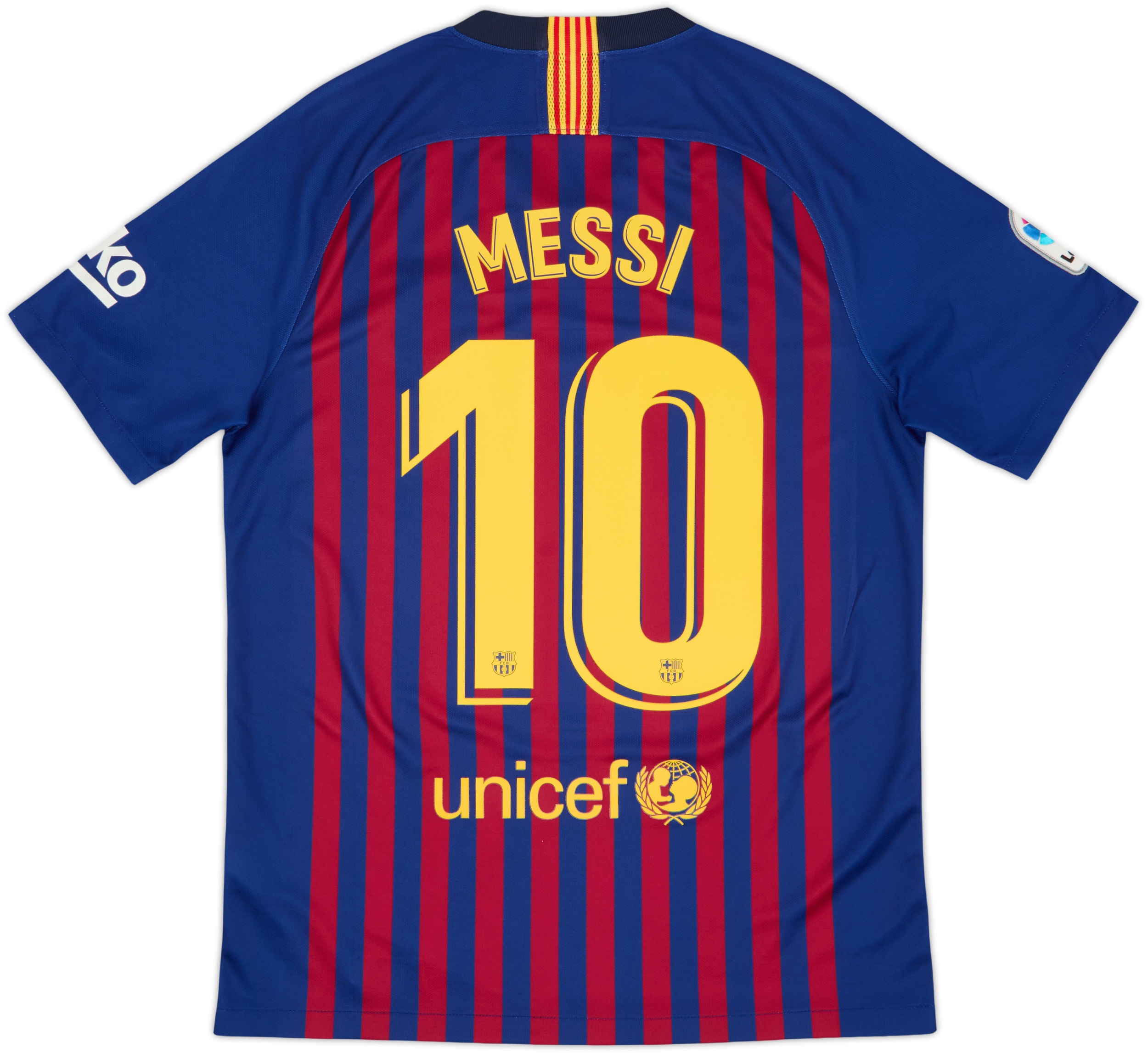 2018-19 Barcelona Home Shirt Messi #10 - 8/10 - (M)
