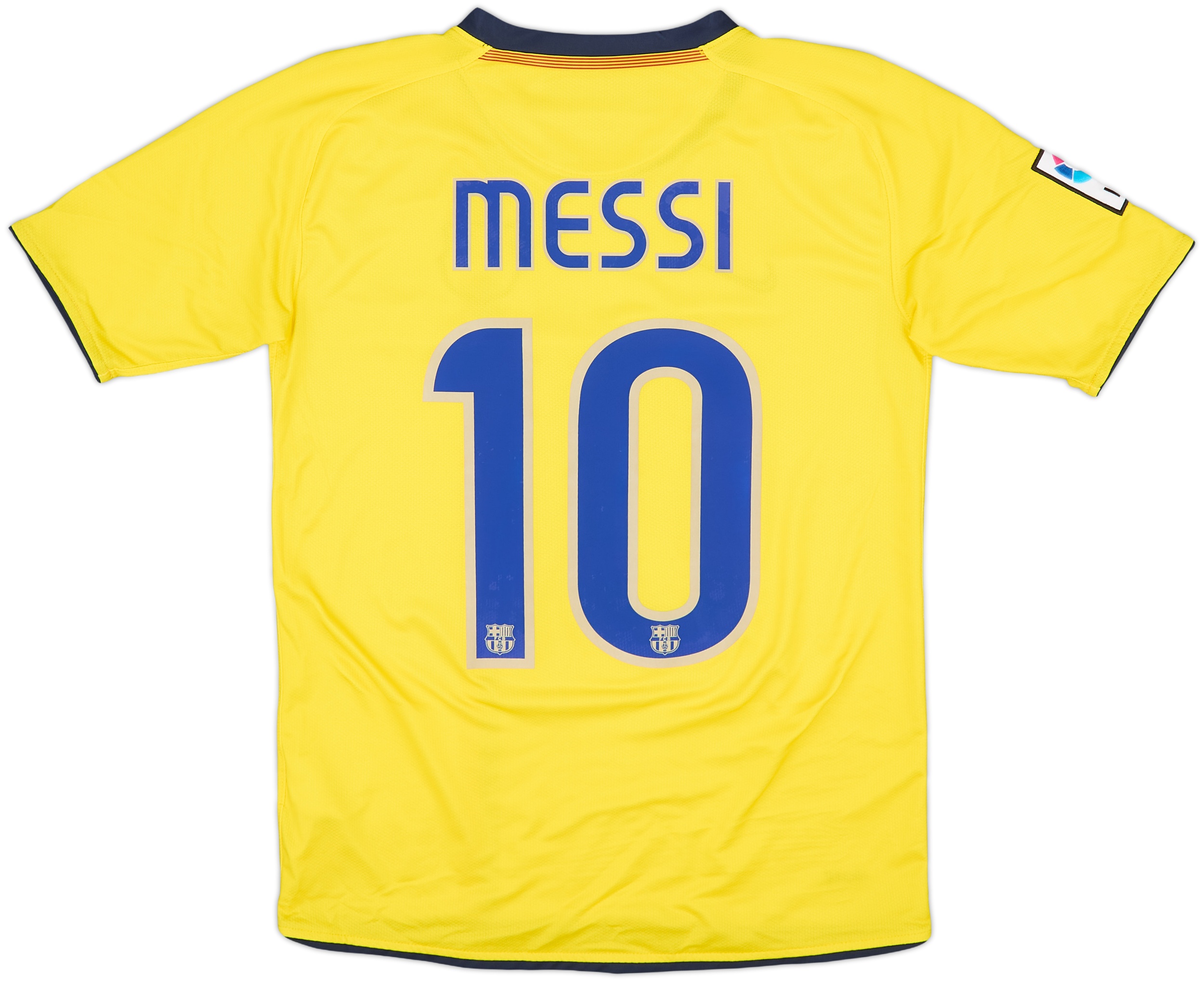 2008-10 Barcelona Away Shirt Messi #10 - 8/10 - (XL.Boys)