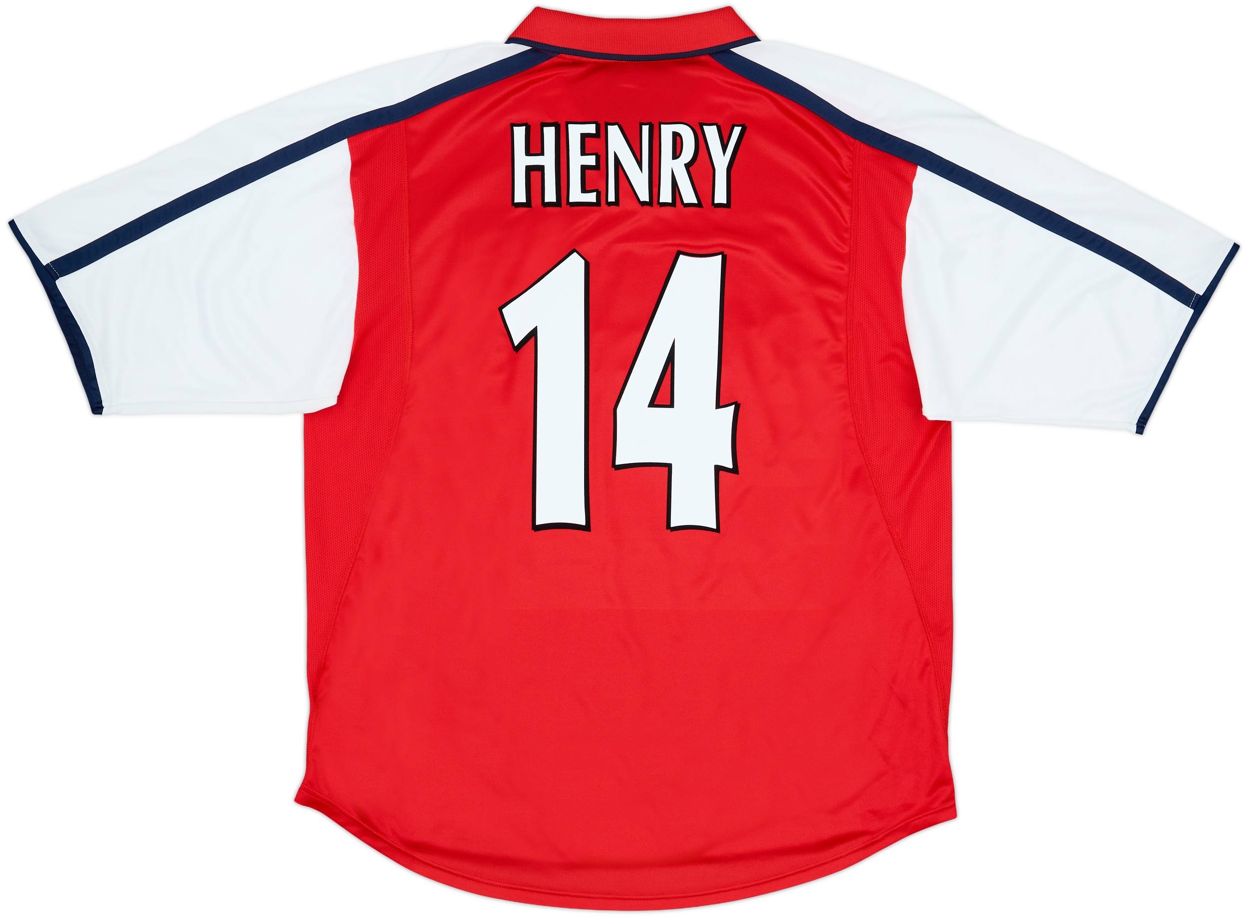2000-02 Arsenal Home Shirt Henry #14 - 9/10 - (XL)