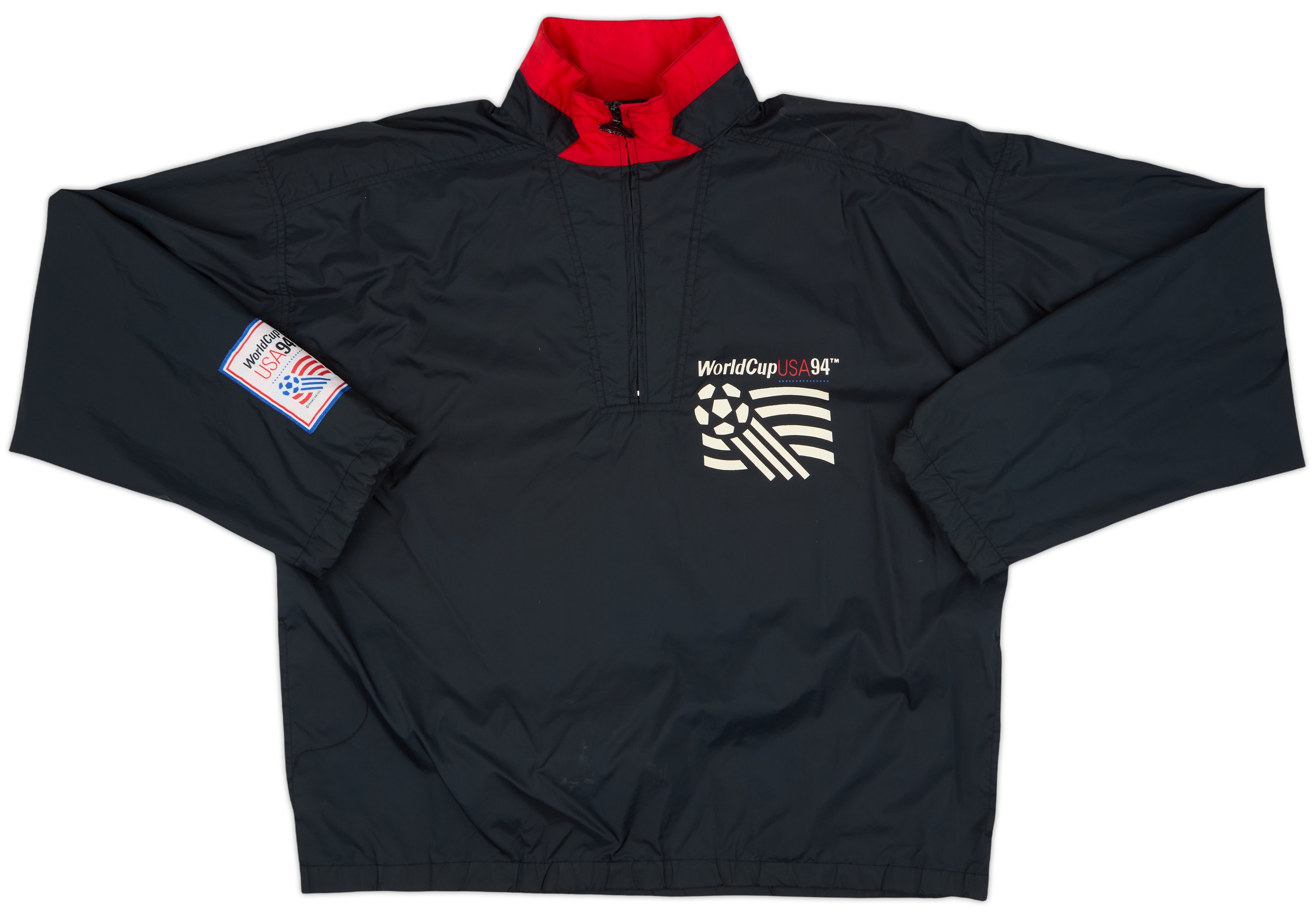  1994 トヨタカップ ナイロンジャケット 1994 USA Apex 1/4 Zip Rain Jacket - 8/10 - (M)