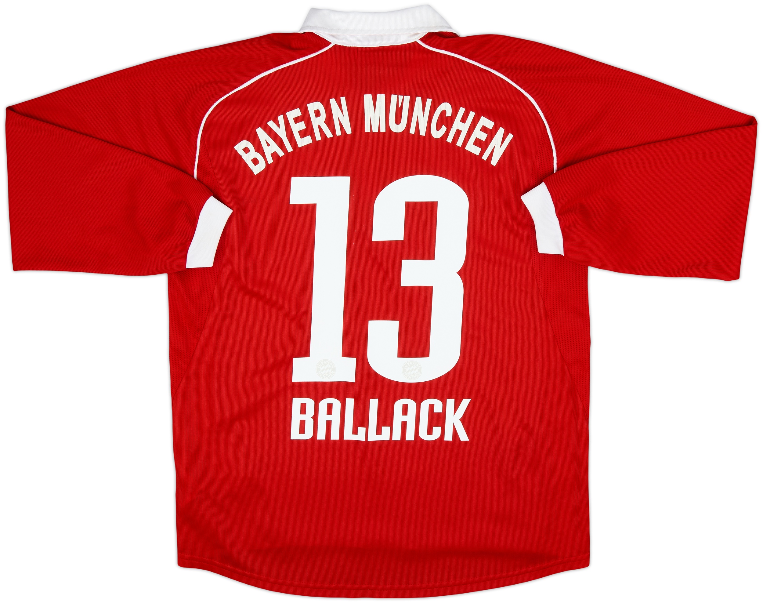 Bayern München Ballack 13 シャツ 2005-06 Bayern Munich Home L/S Shirt Ballack #13 - 5/10