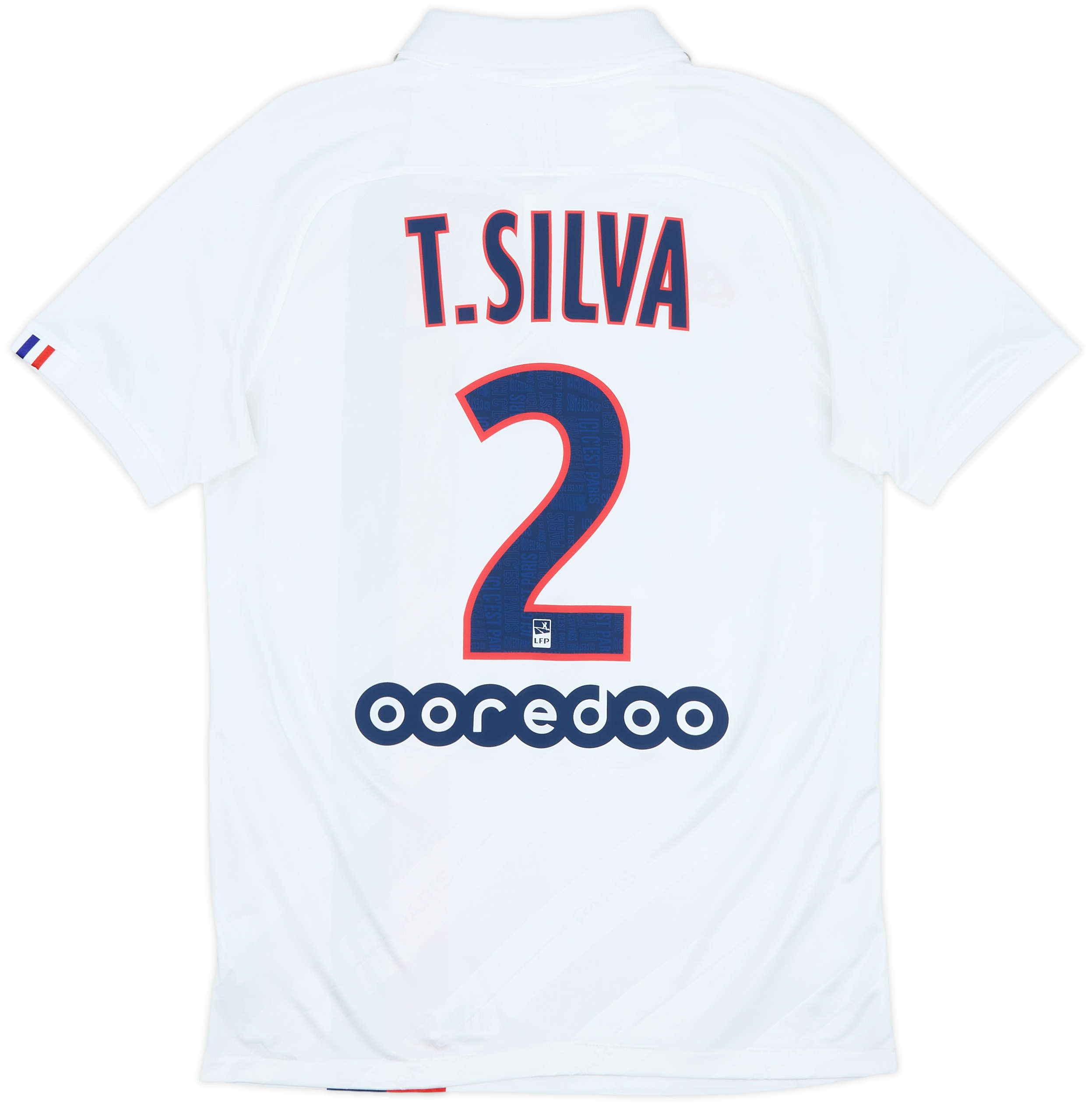 Flocage Officiel PSG 2019/2020 Thiago Silva Ext