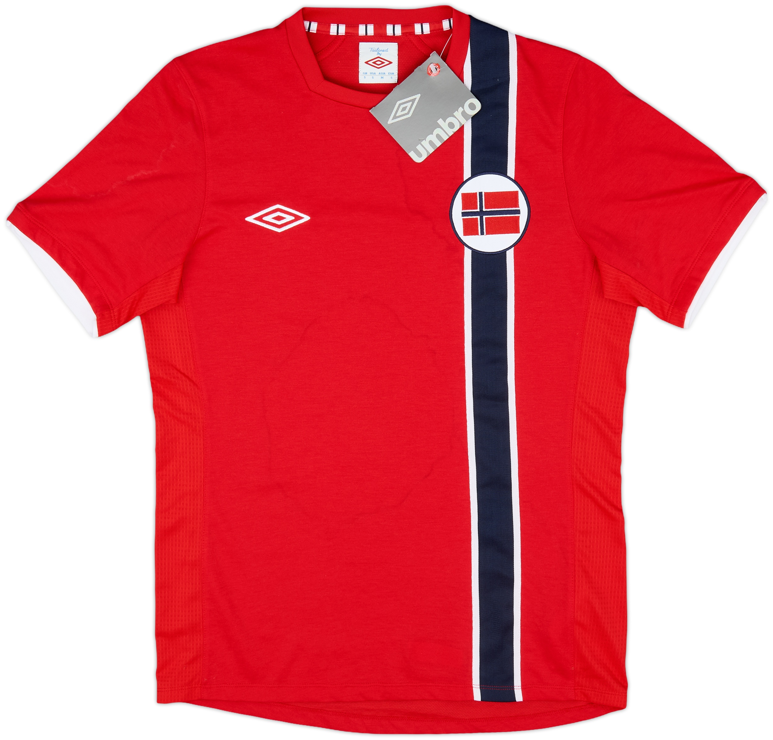 Maillot Domicile Molde FK Umbro 2009 - XS - Norvège - Bleu Manches Courtes