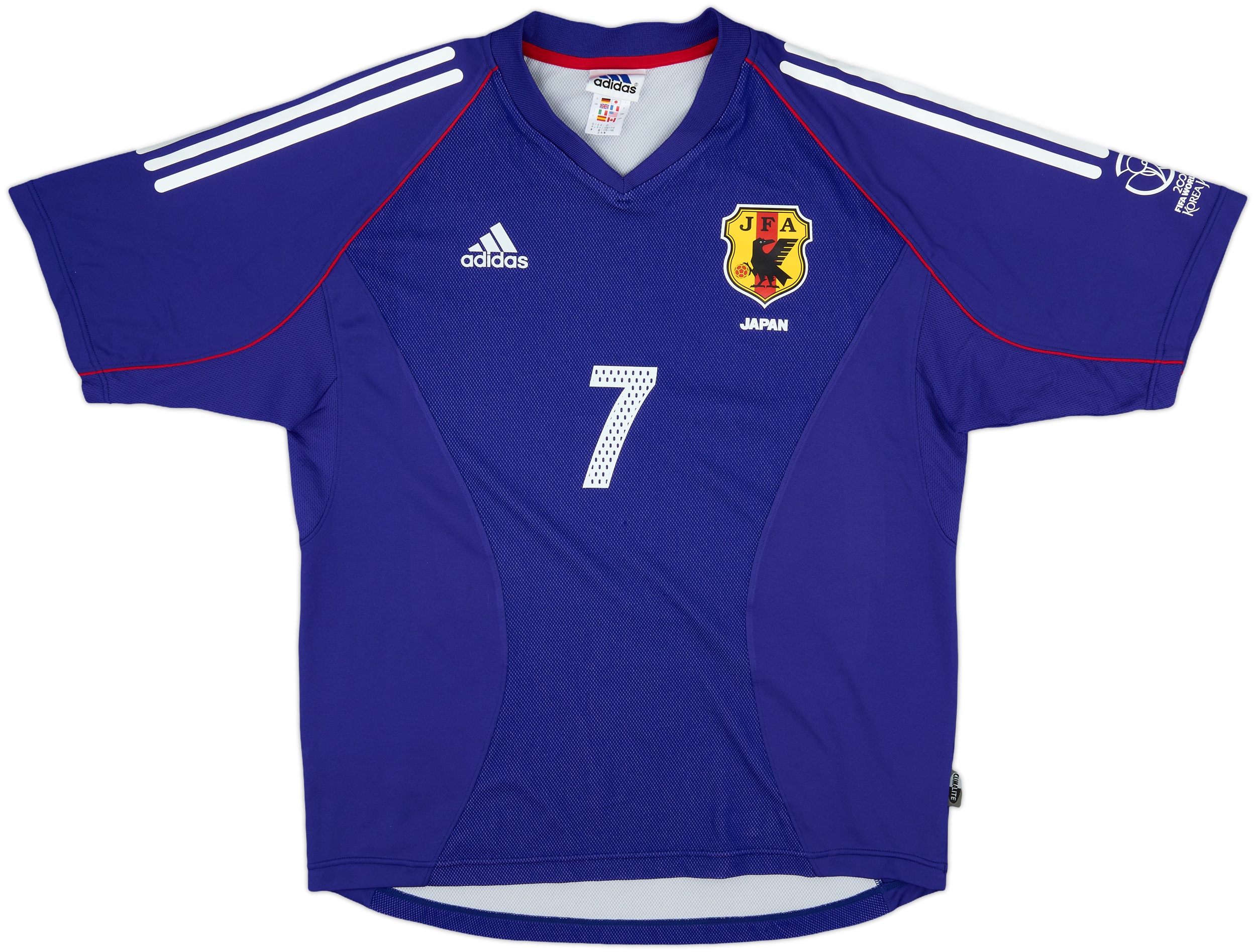 2002-04 Japan Home Shirt Nakata #7 - 9/10 - (M)