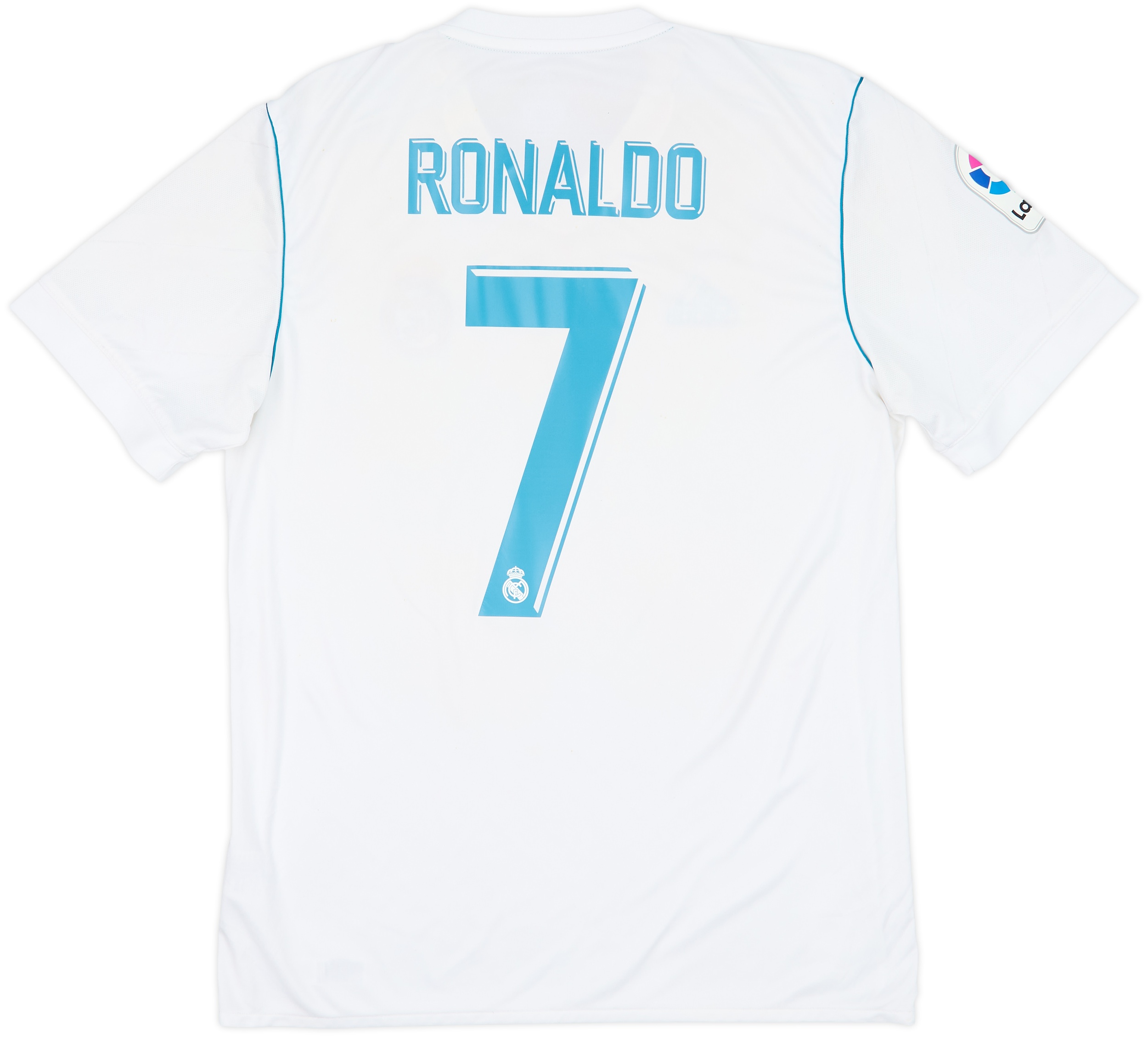 Real Madrid Ronaldo 7 シャツ L 2017-18 Real Madrid Home Shirt Ronaldo #7 - 8/10 - (M)