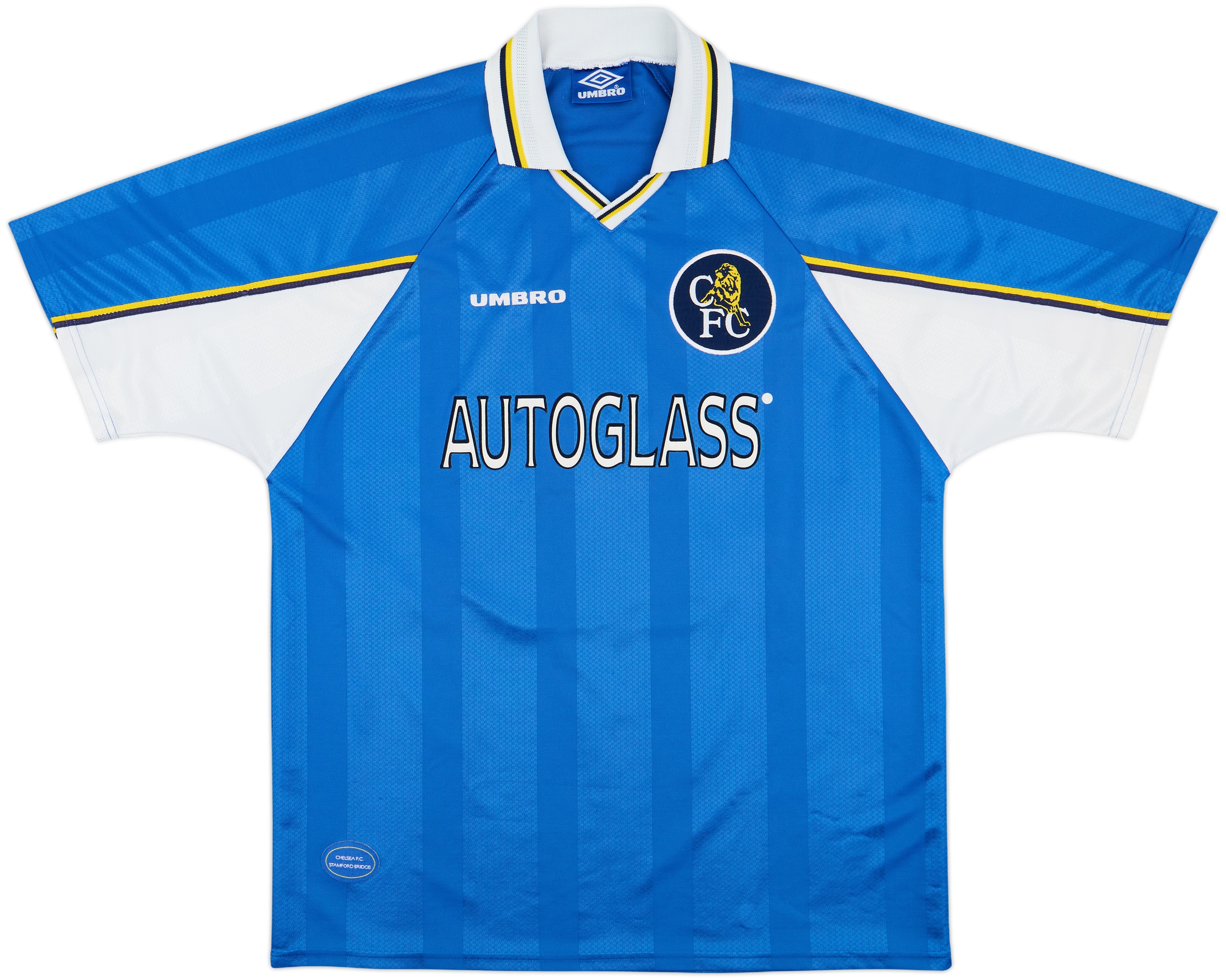 1997-99 Chelsea Home Shirt Zola #25 - 8/10 - (XL)